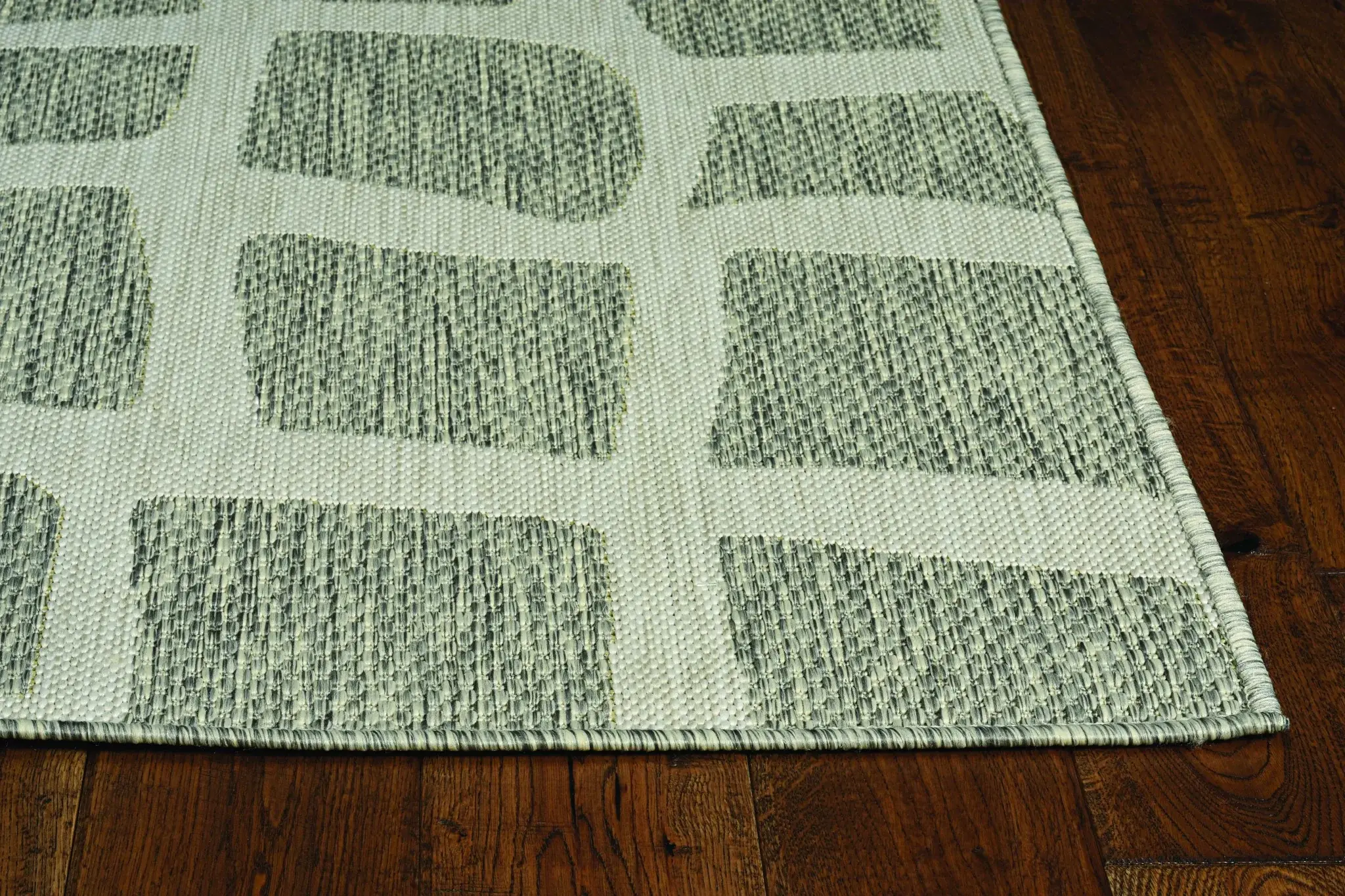3' X 4' Gray and Ivory Cobblestone Area Rug - Image 7