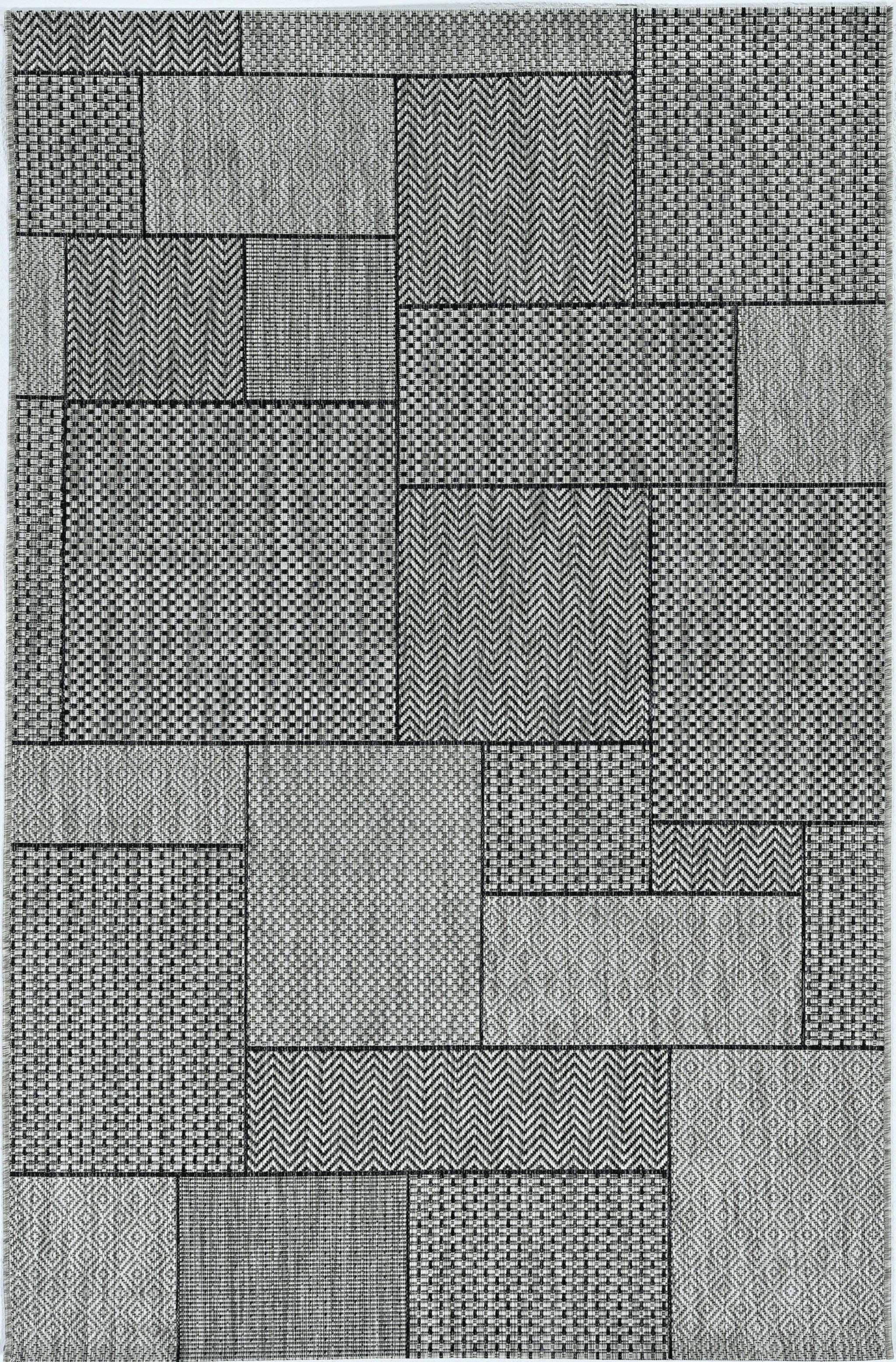 3' X 4' Gray Southwestern Indoor Outdoor Area Rug - Image 4