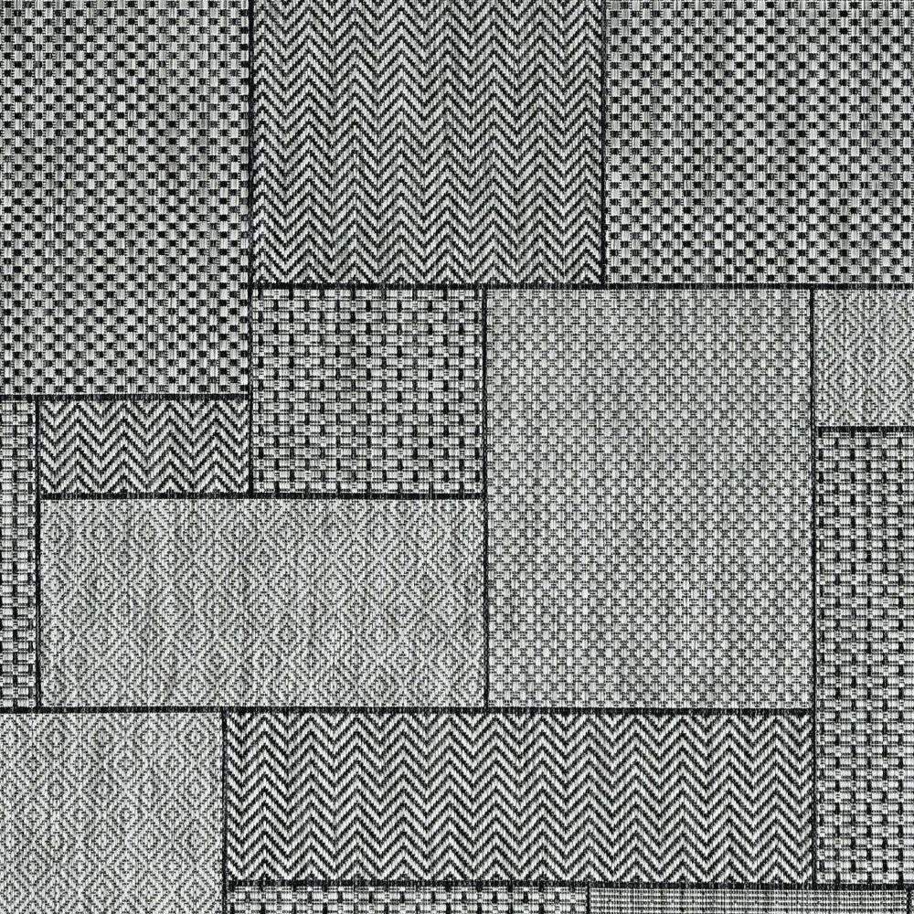 3' X 4' Gray Southwestern Indoor Outdoor Area Rug - Image 6