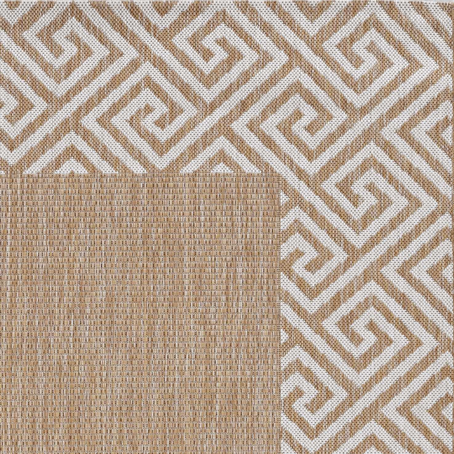 3' X 4' Natural Geometric Area Rug - Image 5