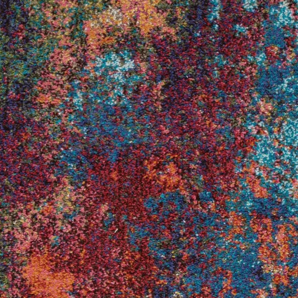 3' X 5' Atlantic Abstract Power Loom Non Skid Area Rug - Image 3