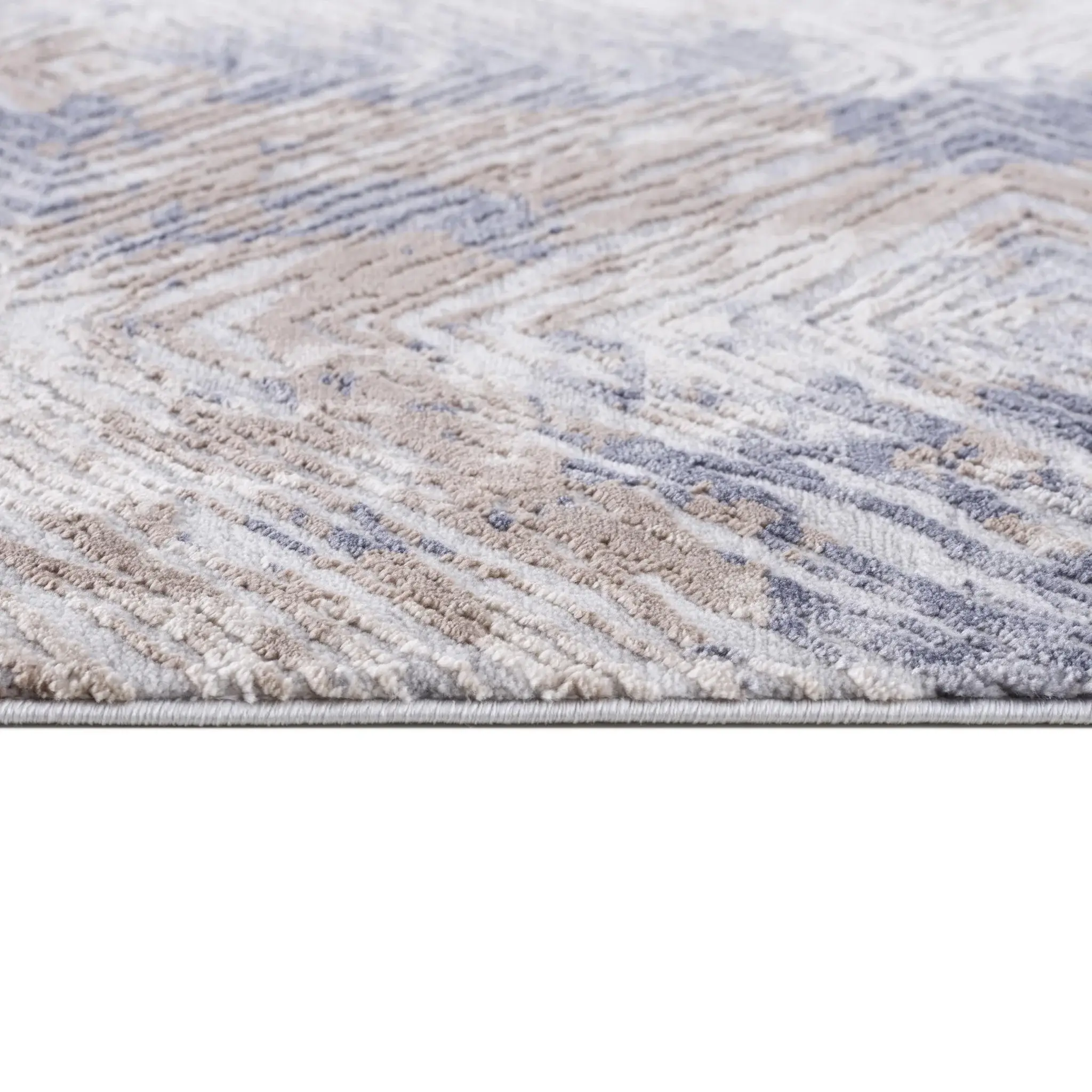 3' X 5' Beige Abstract Printed Area Rug - Image 8