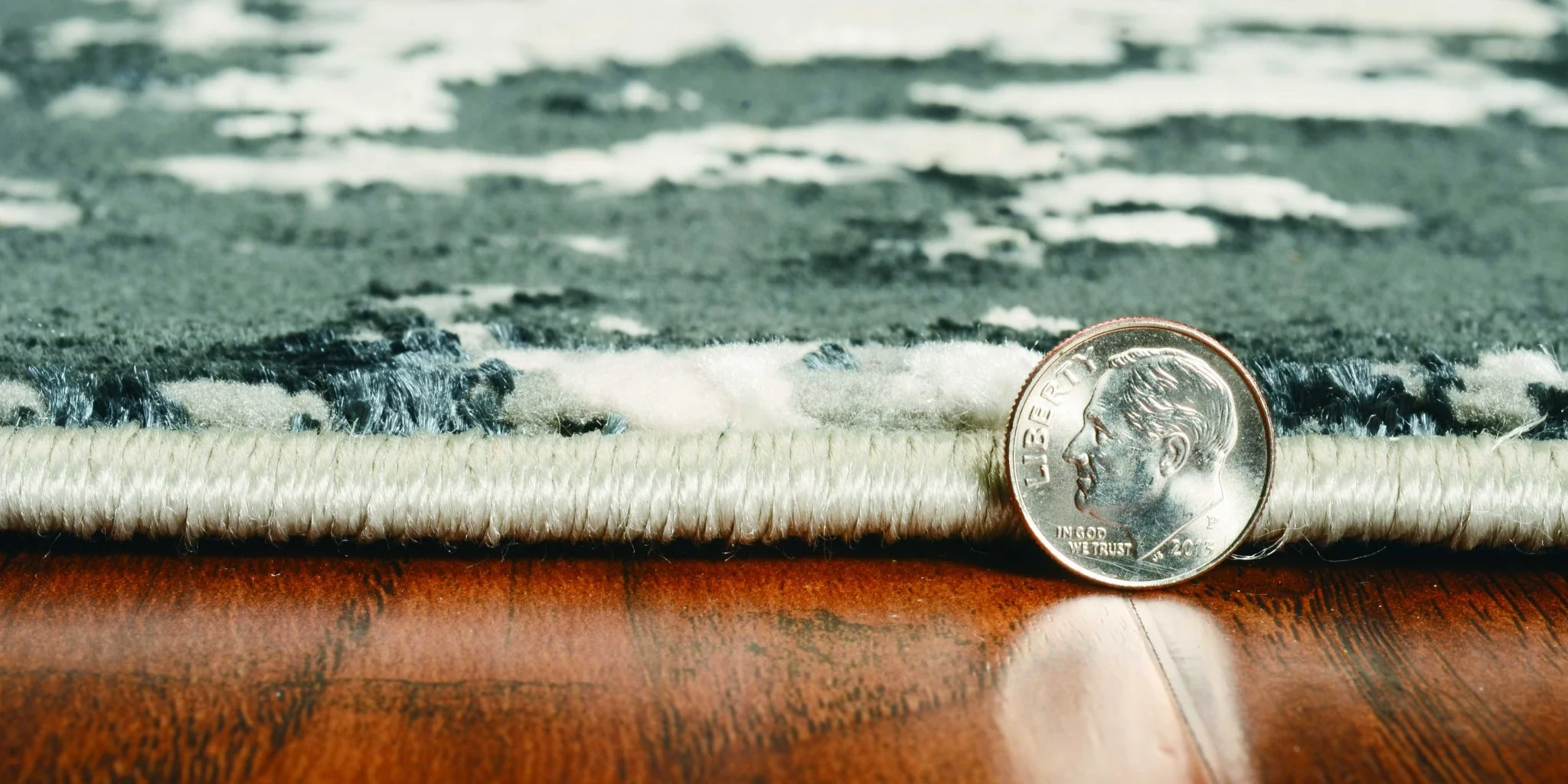 3' X 5' Black and Silver Abstract Area Rug - Image 8