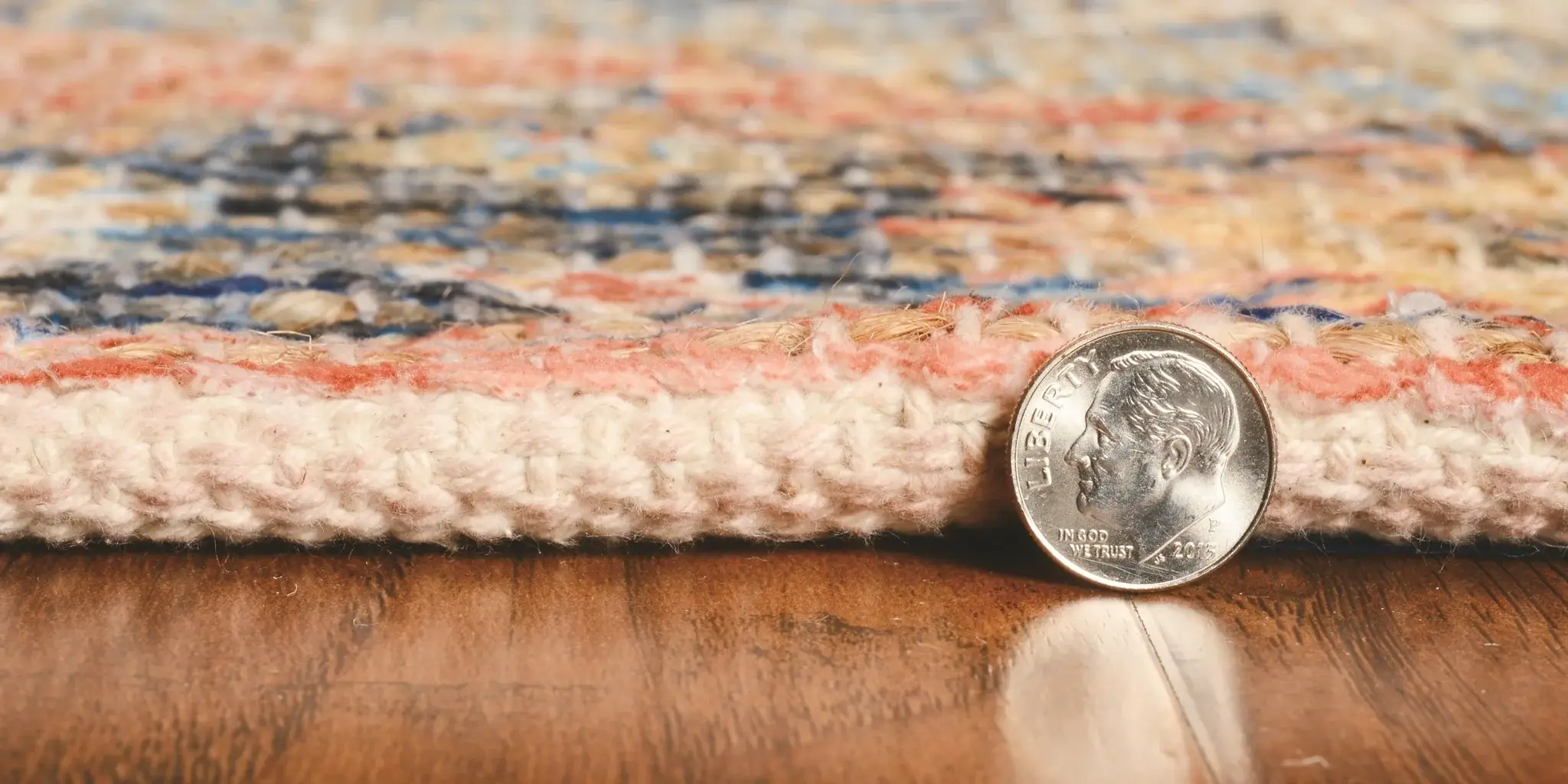 3' X 5' Blue Medallion Hand Woven Area Rug - Image 9