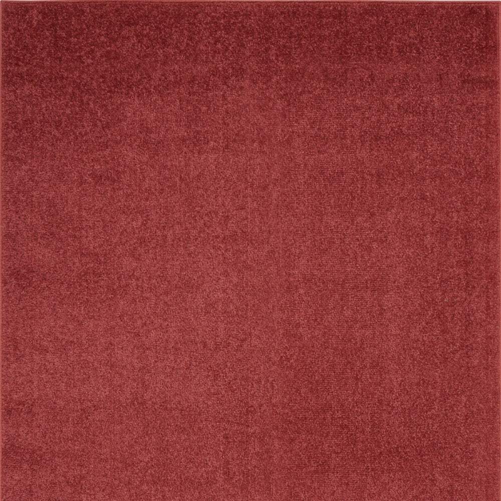 3' X 5' Brick Red Non Skid Indoor Outdoor Area Rug - Image 8