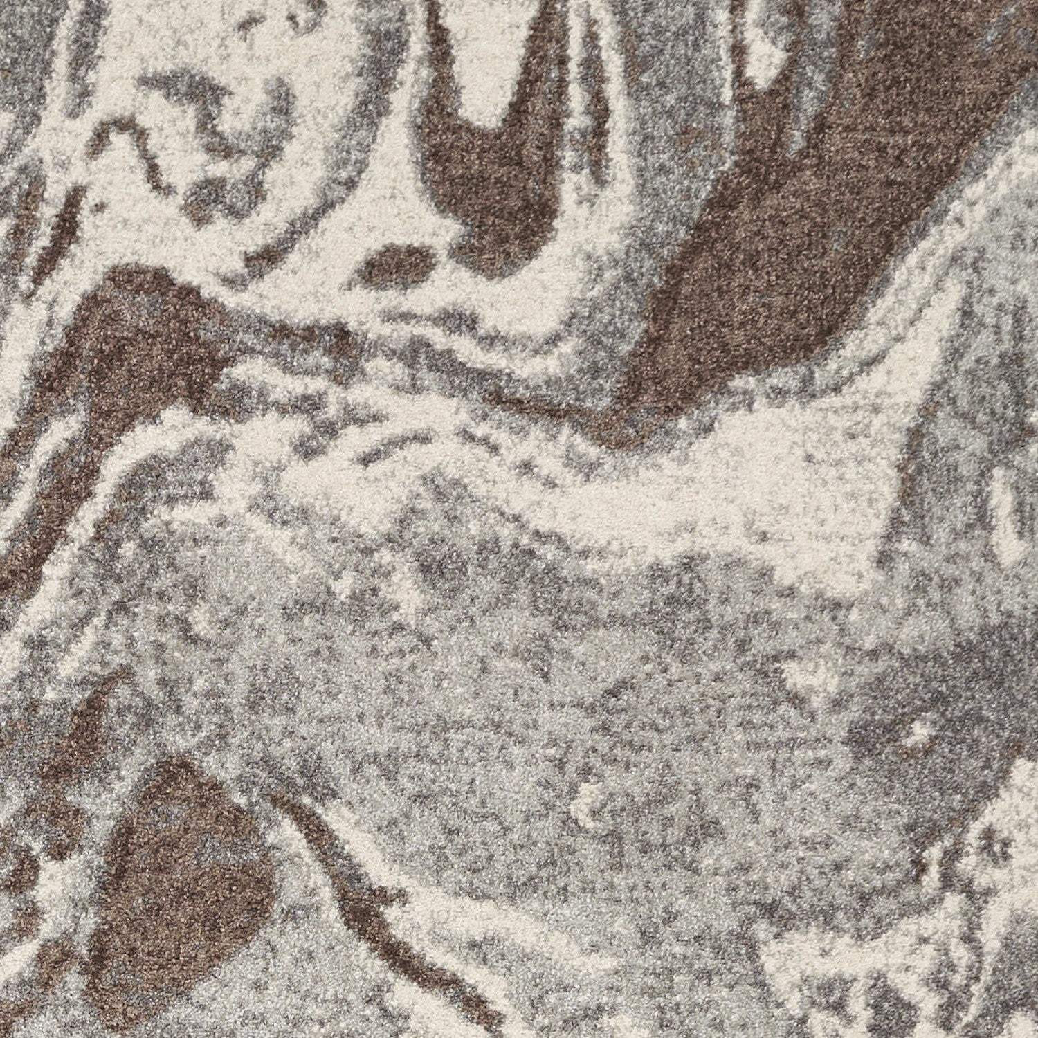 3' X 5' Brown Abstract Area Rug - Image 7