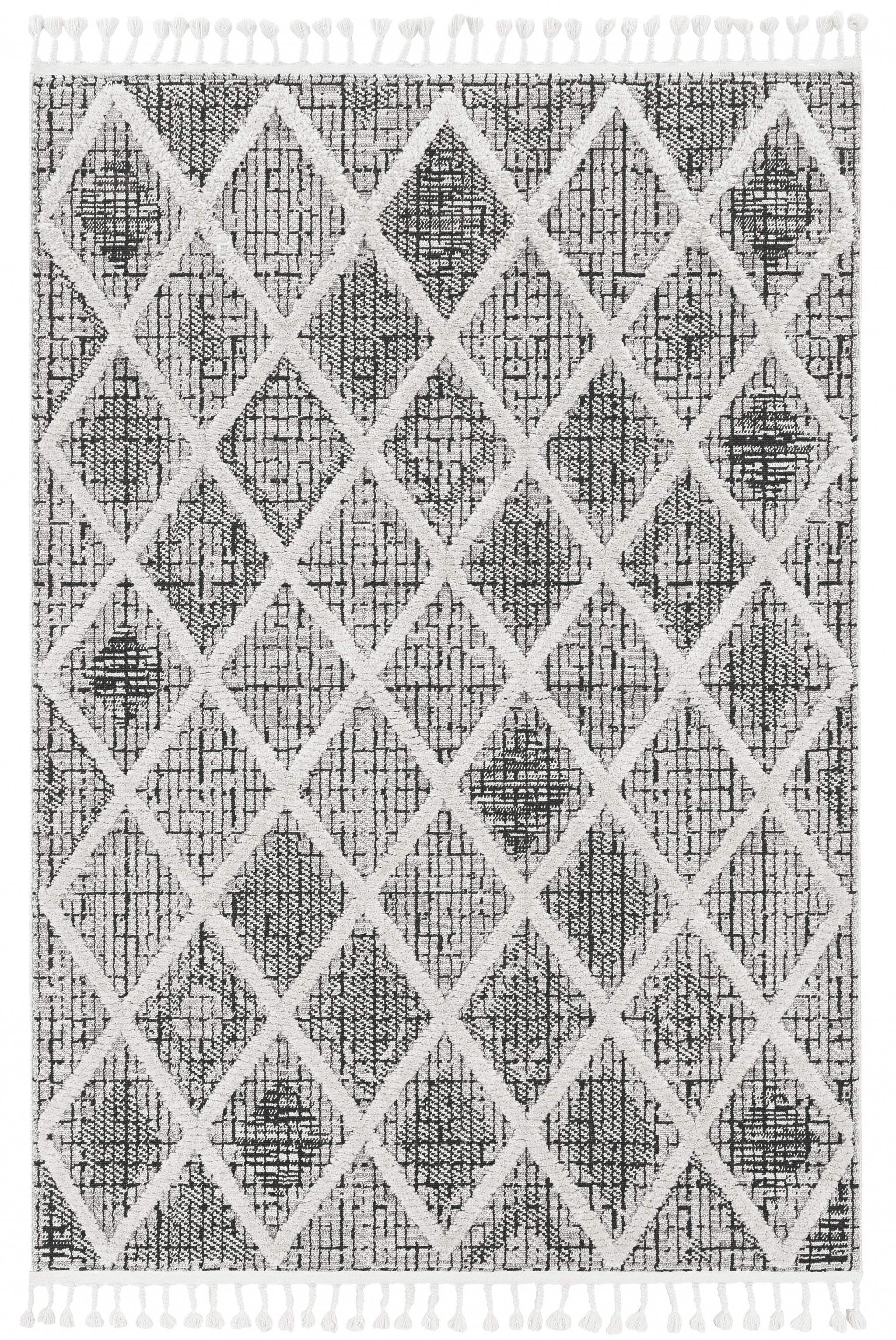 3' X 5' Charcoal Geometric Area Rug - Image 2
