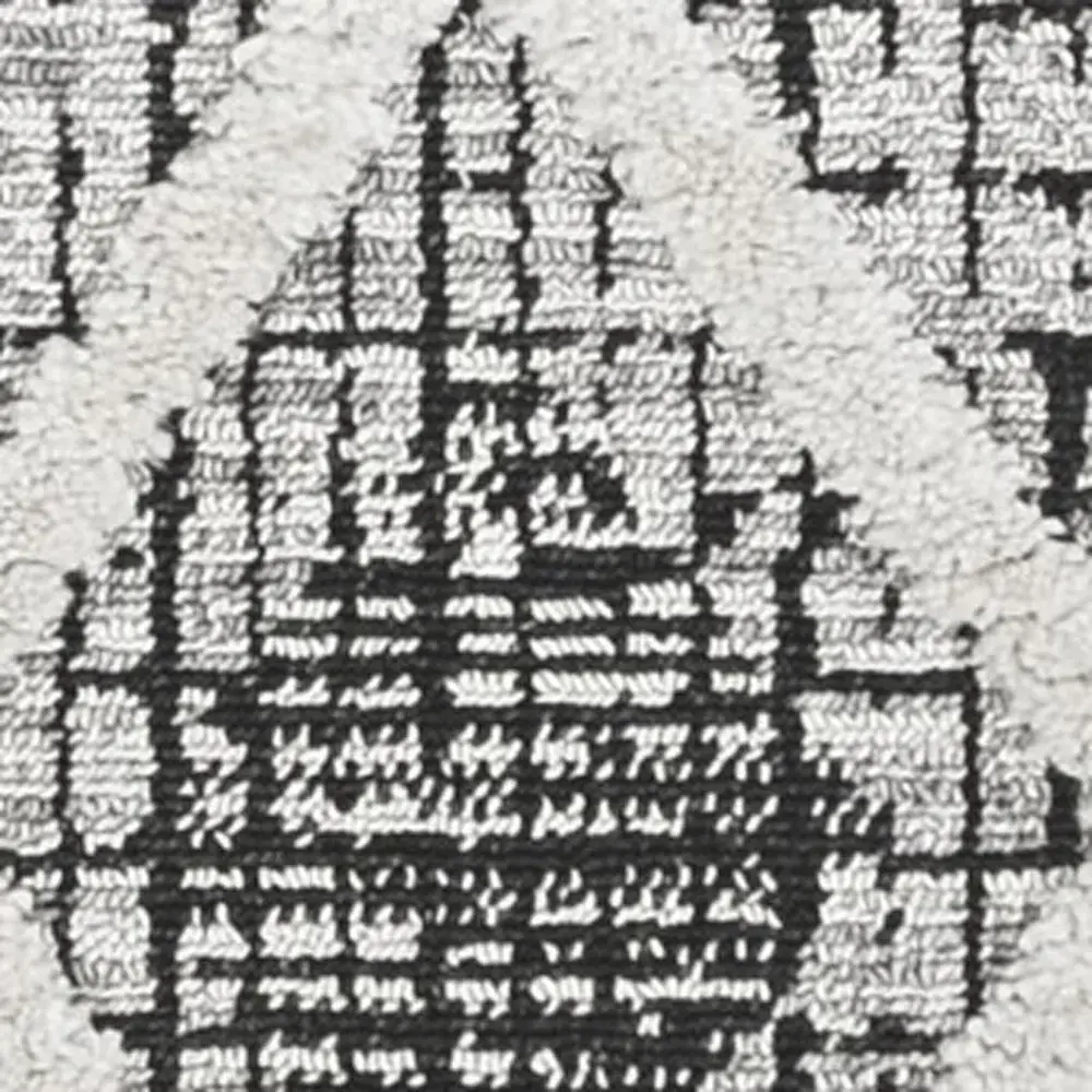3' X 5' Charcoal Geometric Area Rug - Image 6