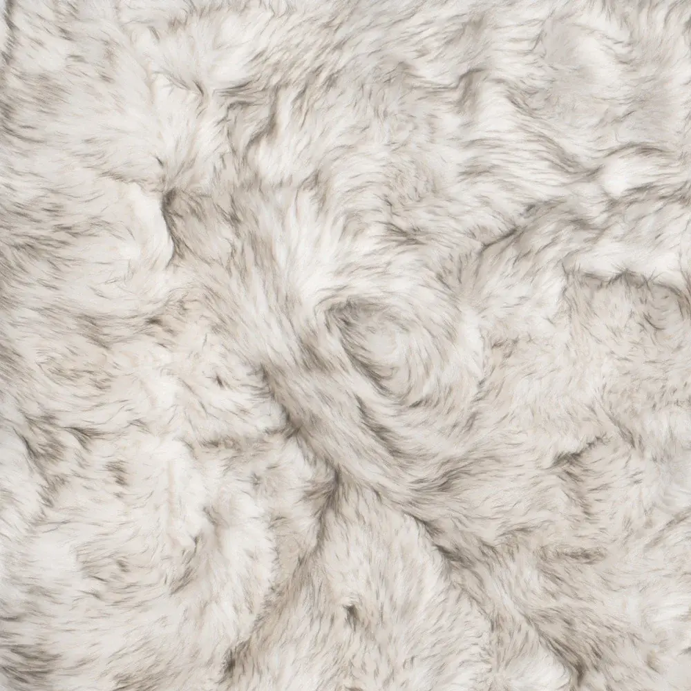 3' X 5' Chocolate Faux Fur Ombre Non Skid Area Rug - Image 3