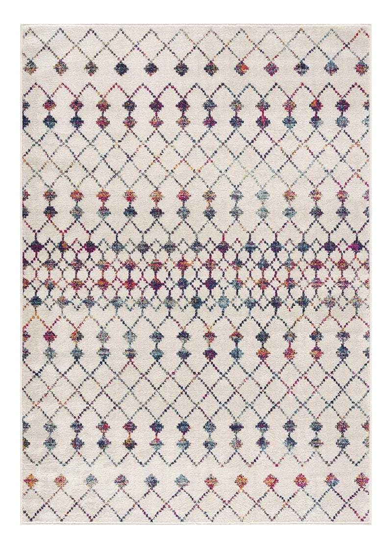 3' X 5' Cream Ikat Area Rug - Image 2