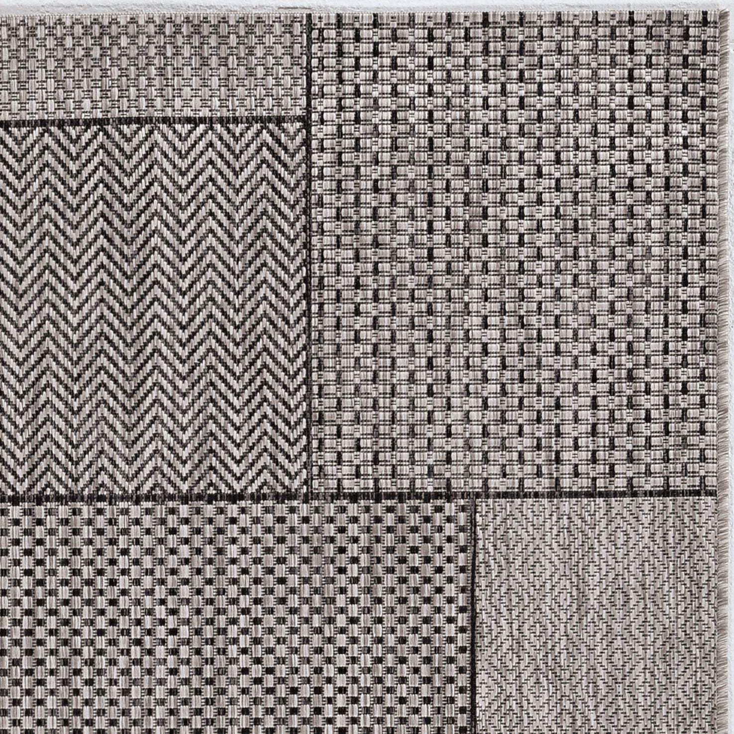 3' X 5' Gray Abstract Indoor Outdoor Area Rug - Image 6