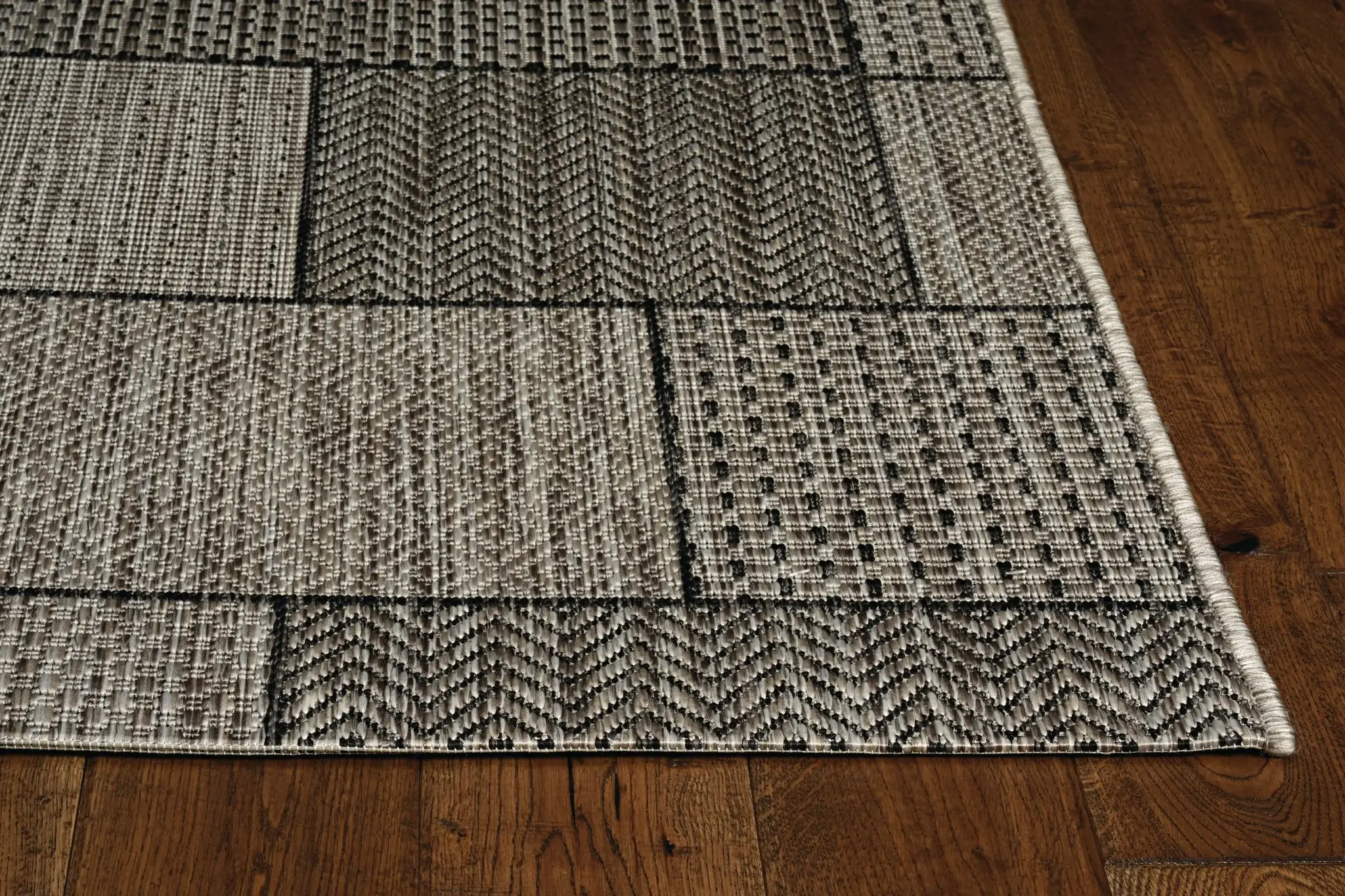 3' X 5' Gray Abstract Indoor Outdoor Area Rug - Image 8