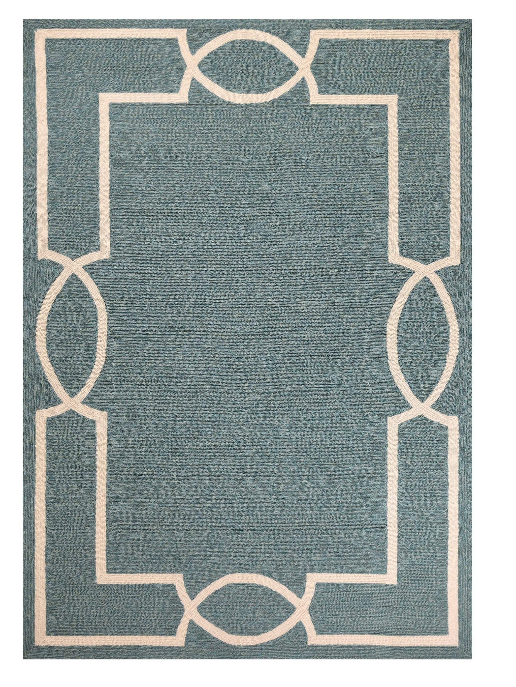 3' X 5' Gray and Ivory Handmade Indoor Outdoor Area Rug - Image 2