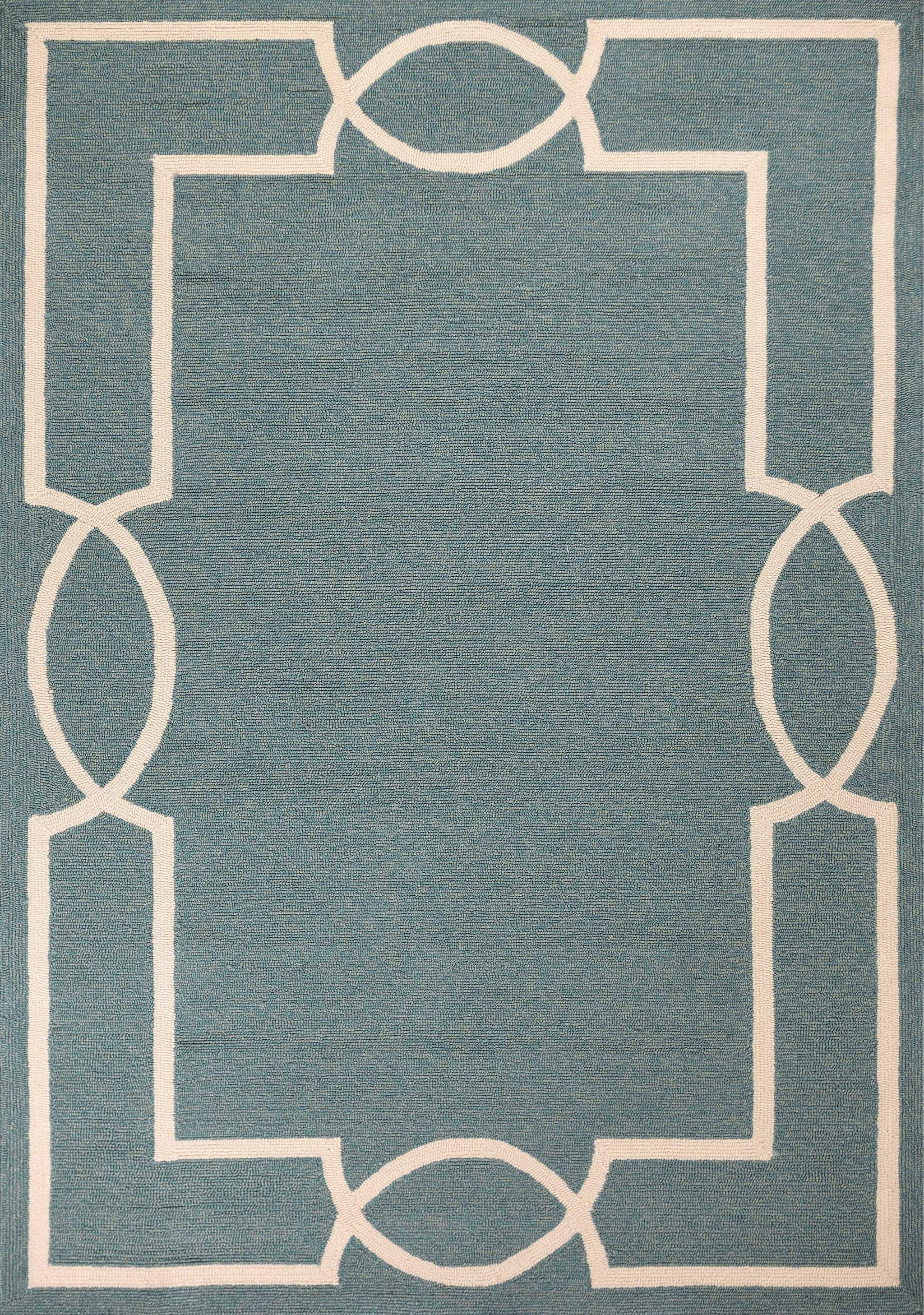 3' X 5' Gray and Ivory Handmade Indoor Outdoor Area Rug - Image 5
