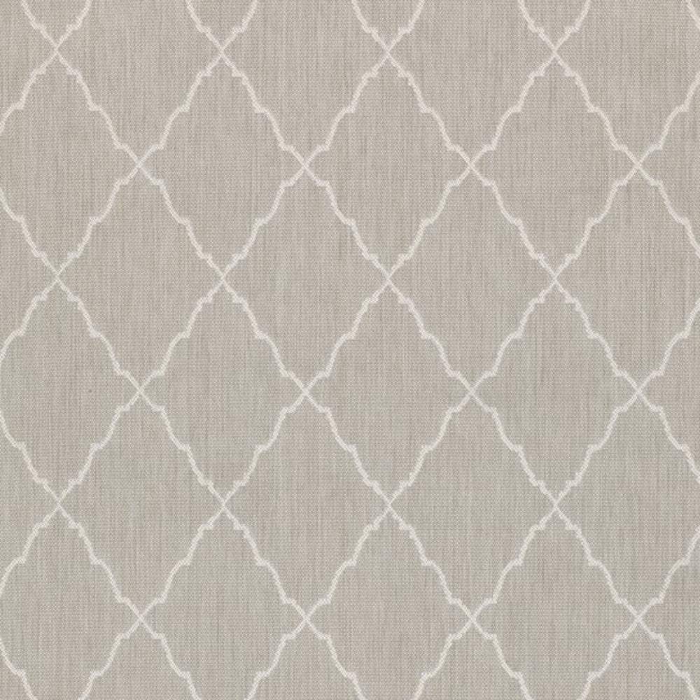 3' X 5' Gray and Ivory Indoor Outdoor Area Rug - Image 2