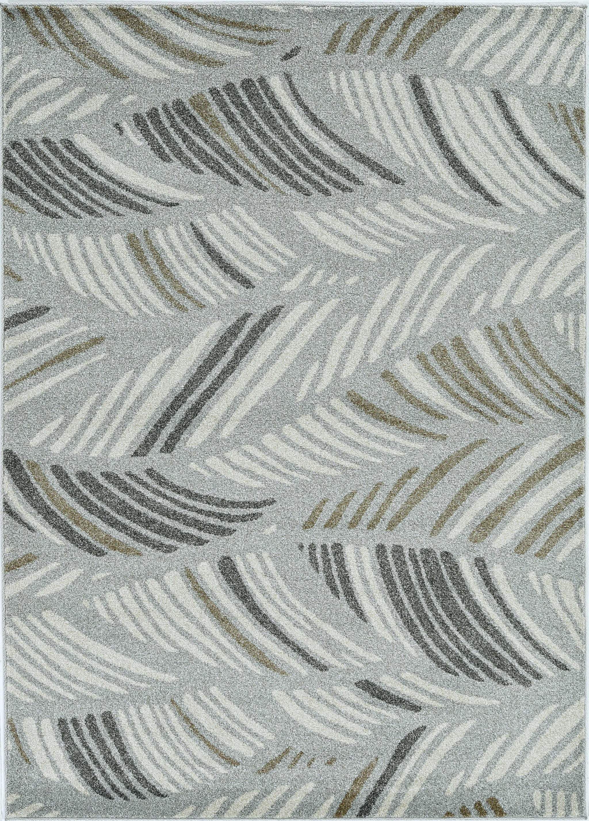 3' X 5' Gray Tropical Botanical Area Rug - Image 4