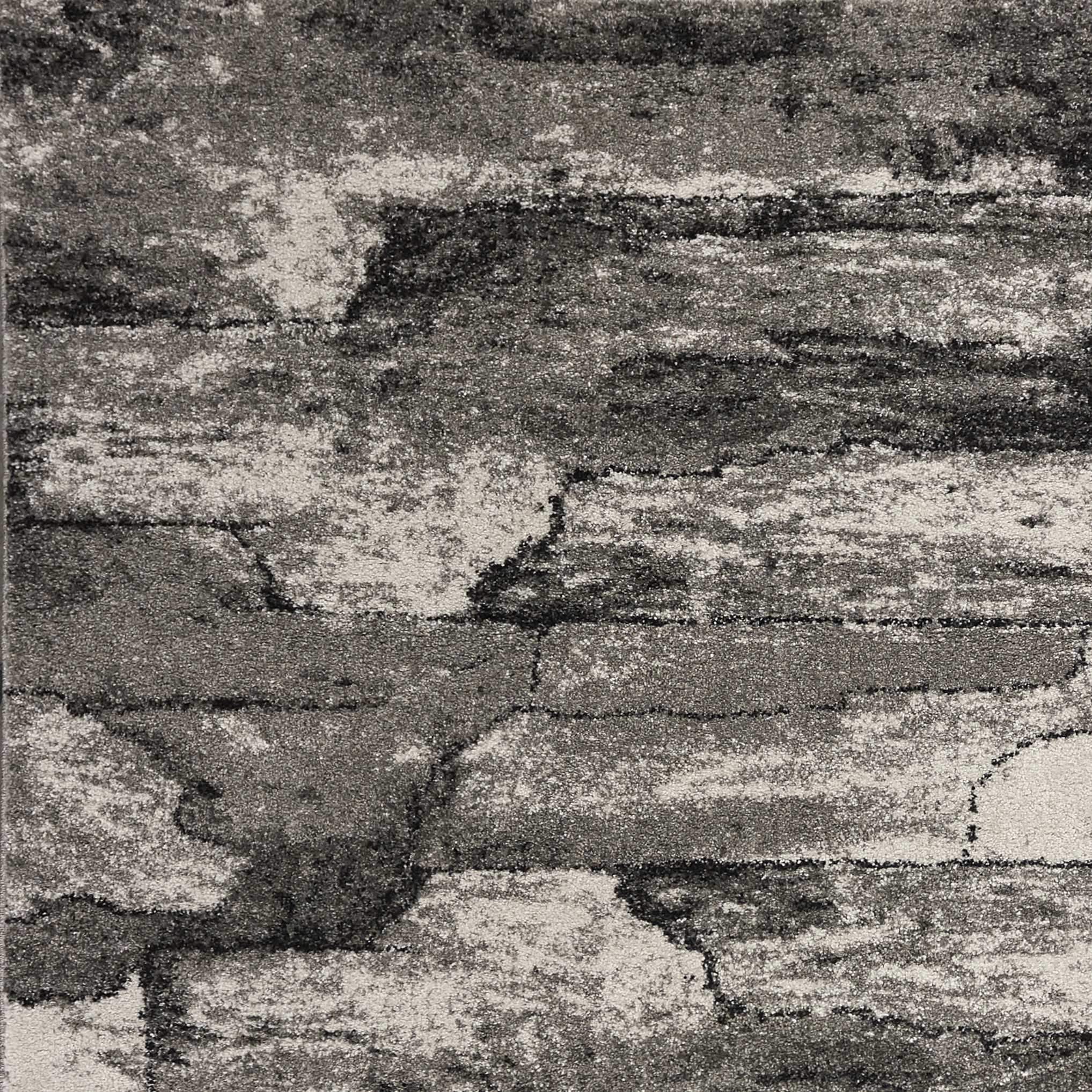3' X 5' Grey Abstract Design Area Rug - Image 5