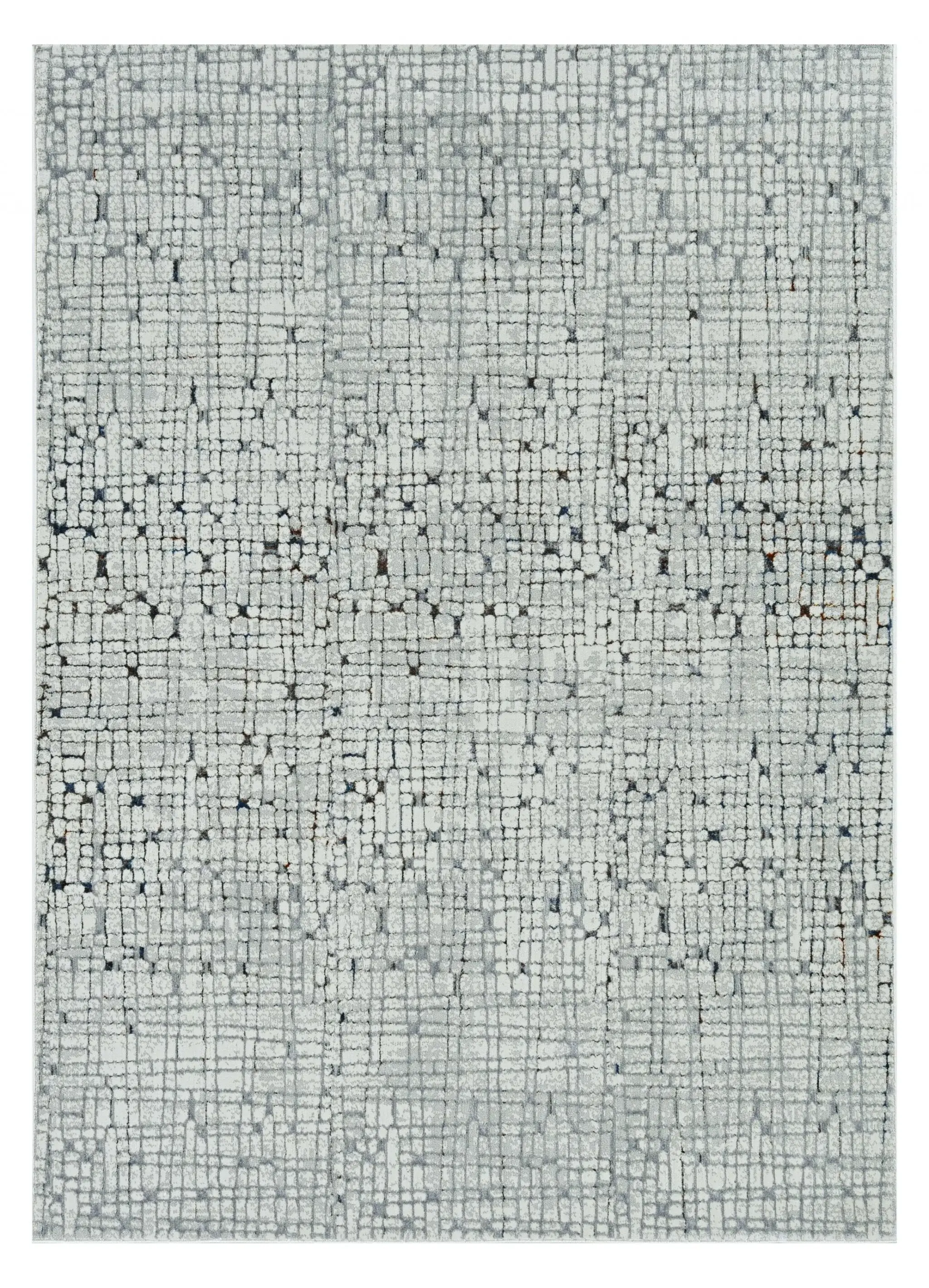 3' X 5' Grey Mosaic Area Rug - Image 2
