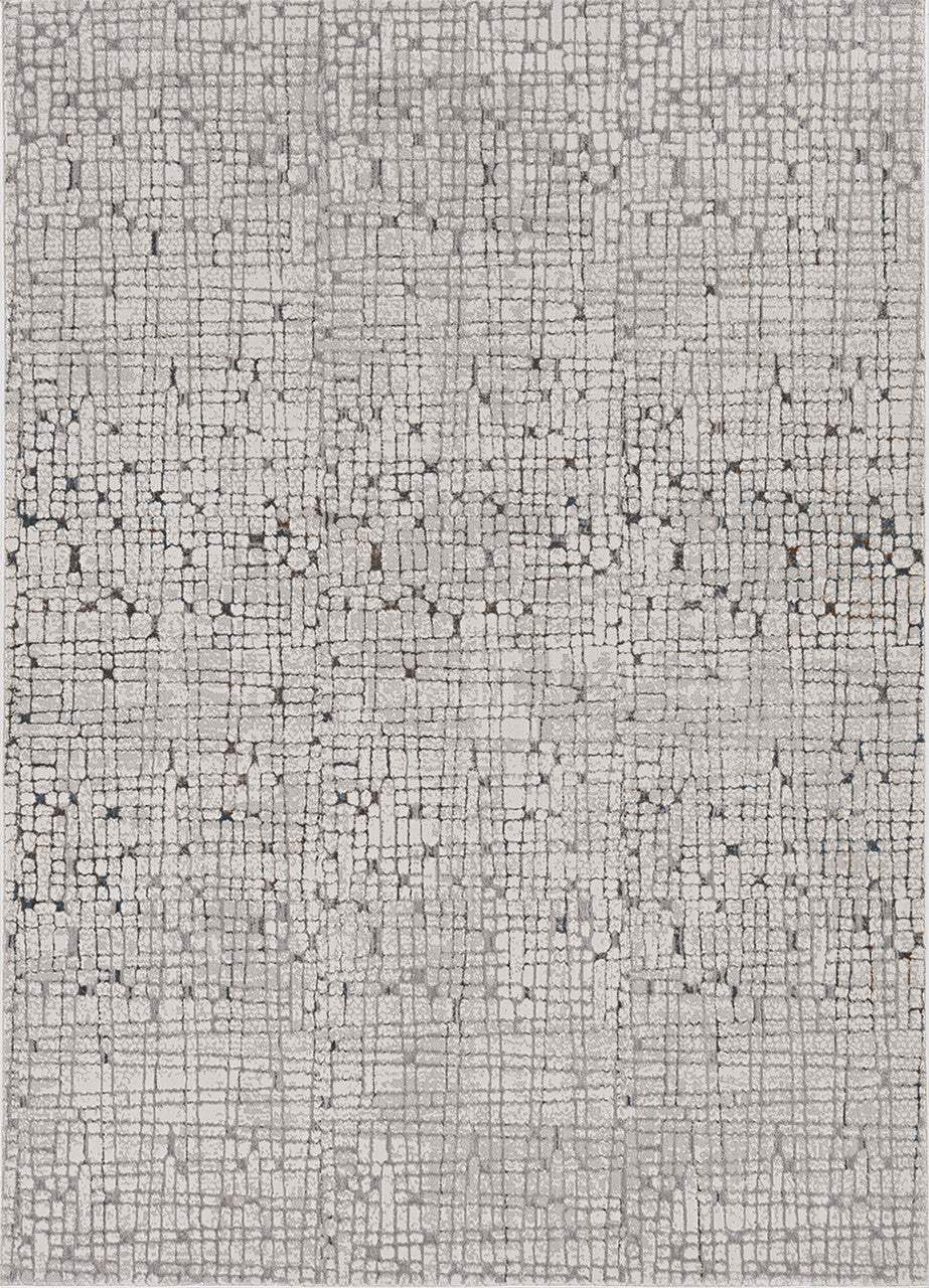 3' X 5' Grey Mosaic Area Rug - Image 4