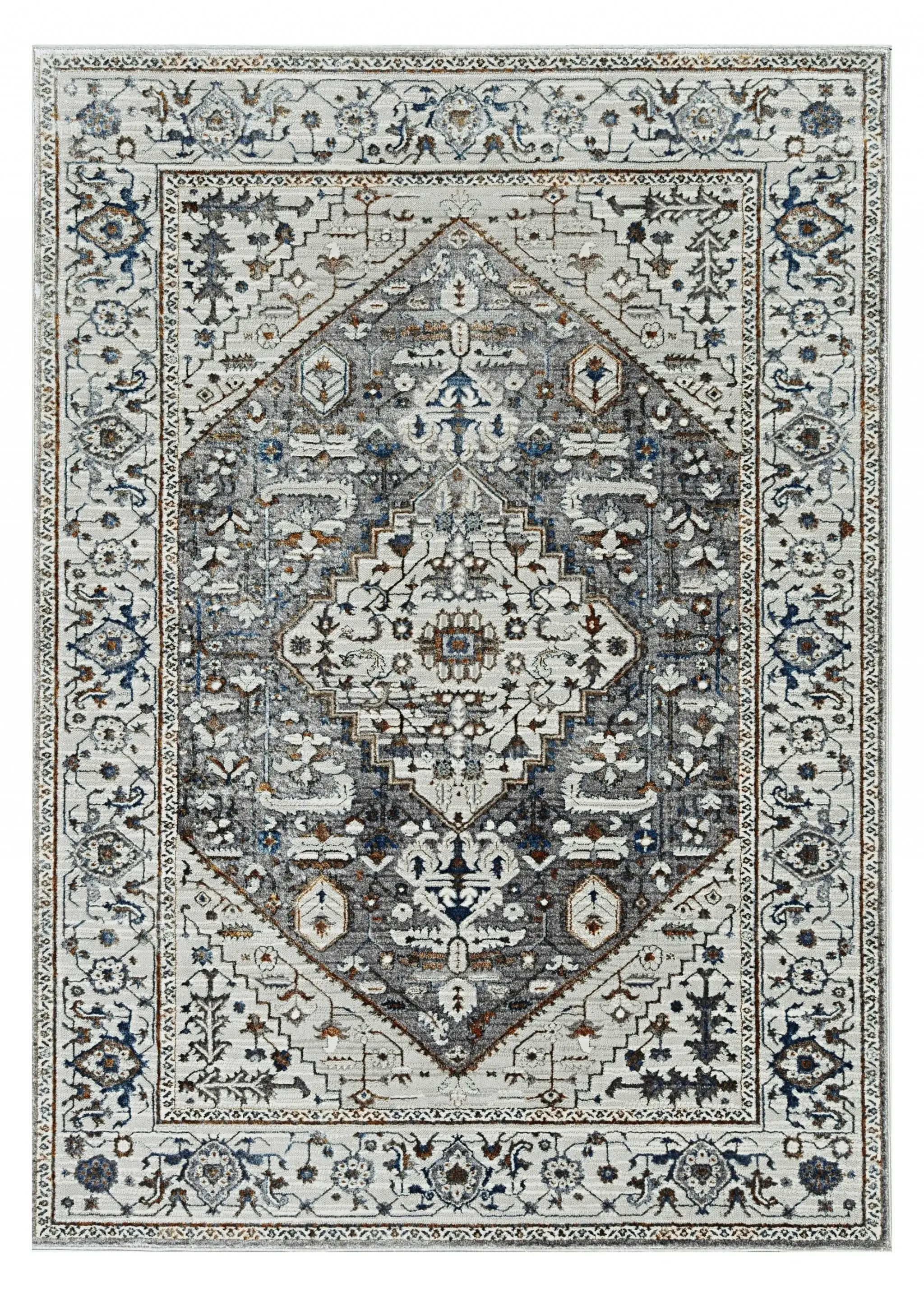 3' X 5' Grey Parisian Area Rug - Image 2