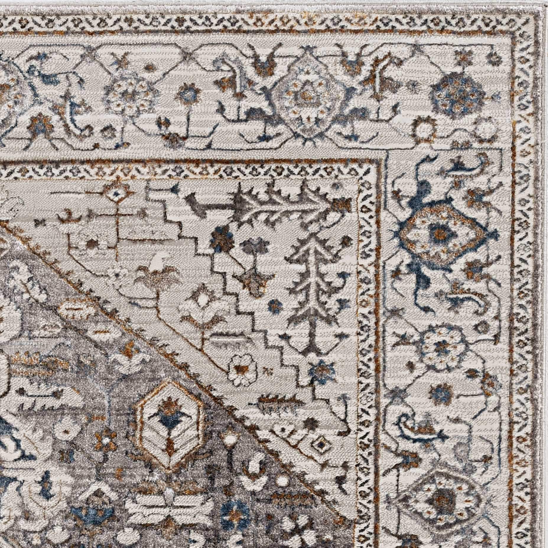 3' X 5' Grey Parisian Area Rug - Image 4