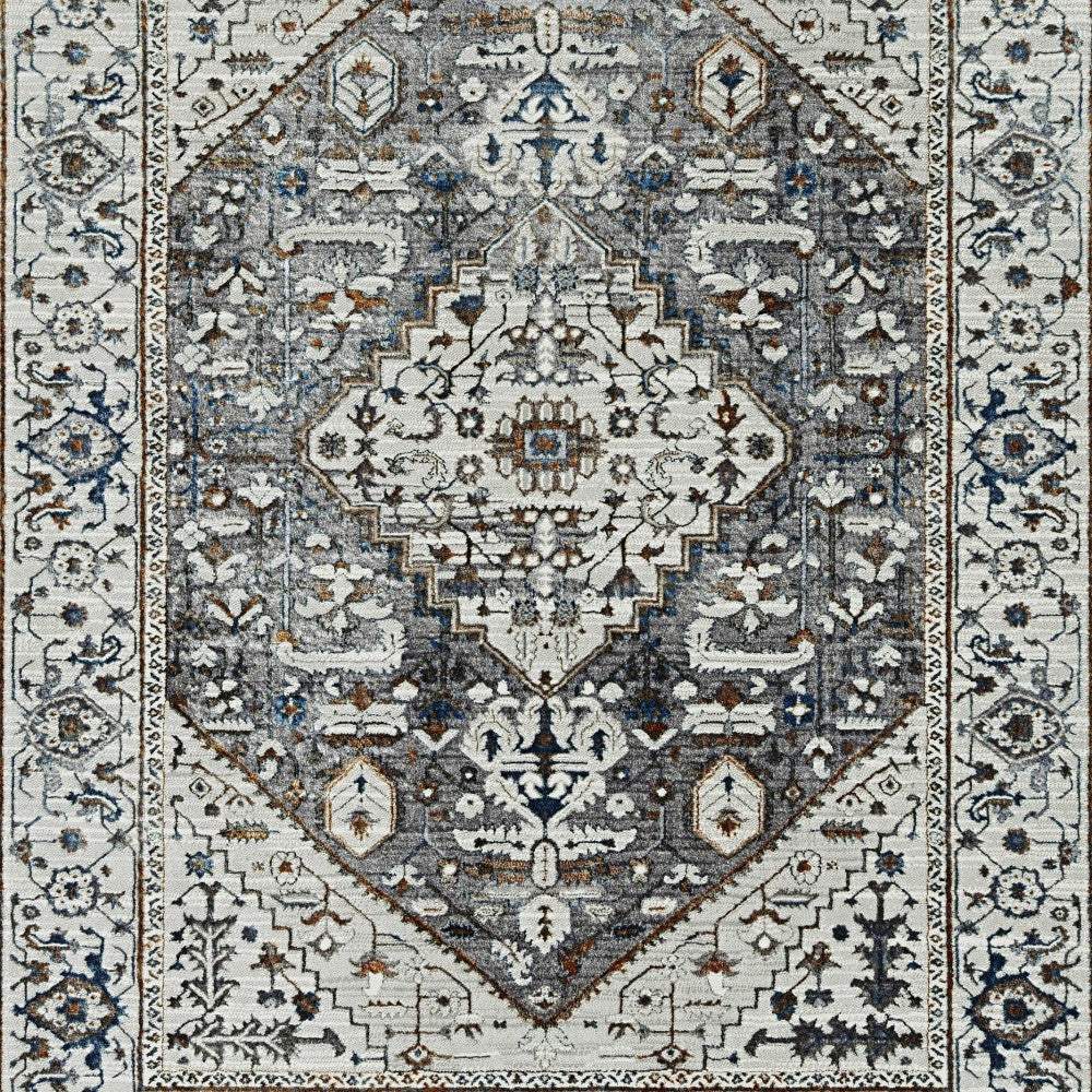 3' X 5' Grey Parisian Area Rug - Image 6