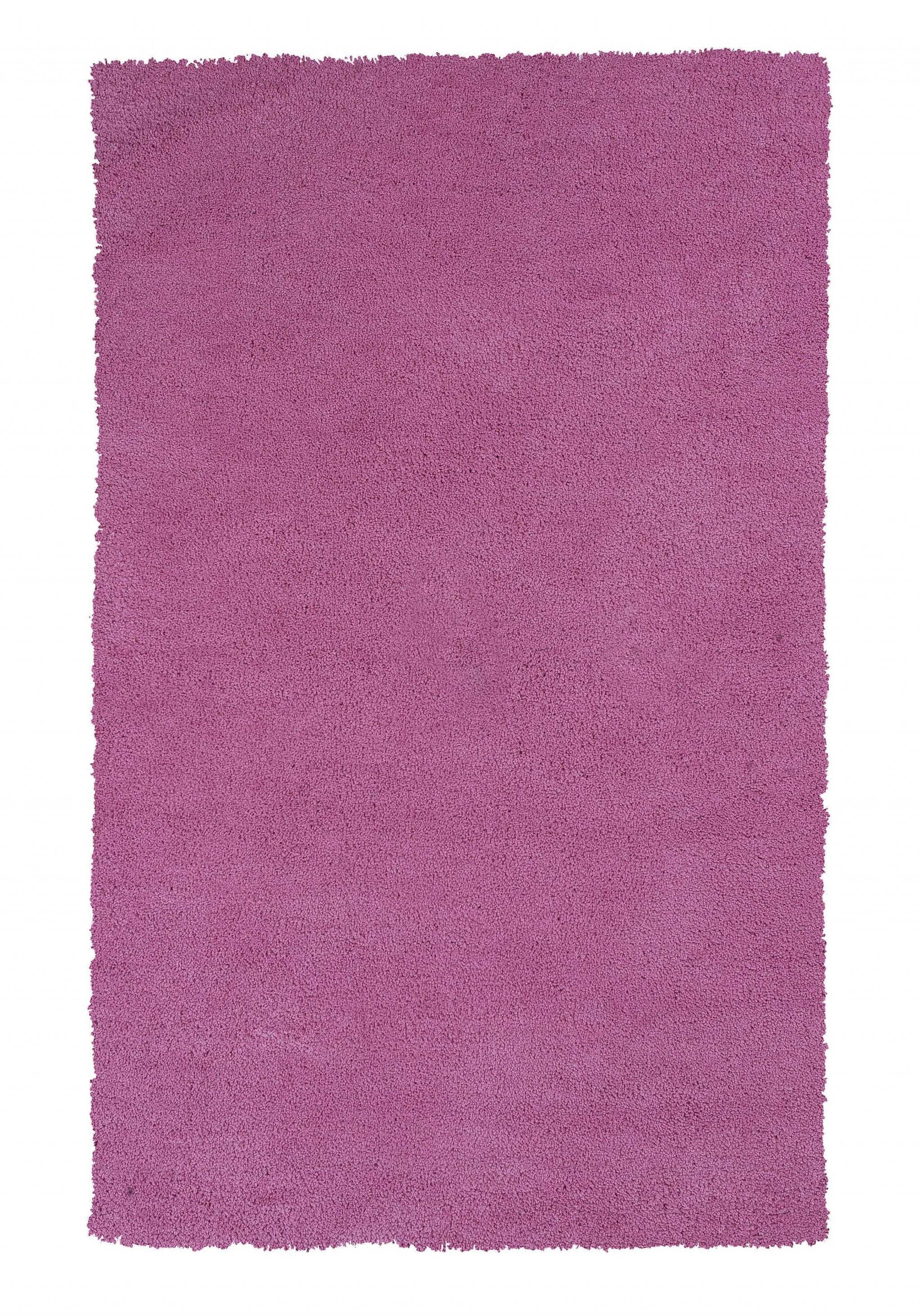 3' X 5' Hot Pink Indoor Shag Rug - Image 2