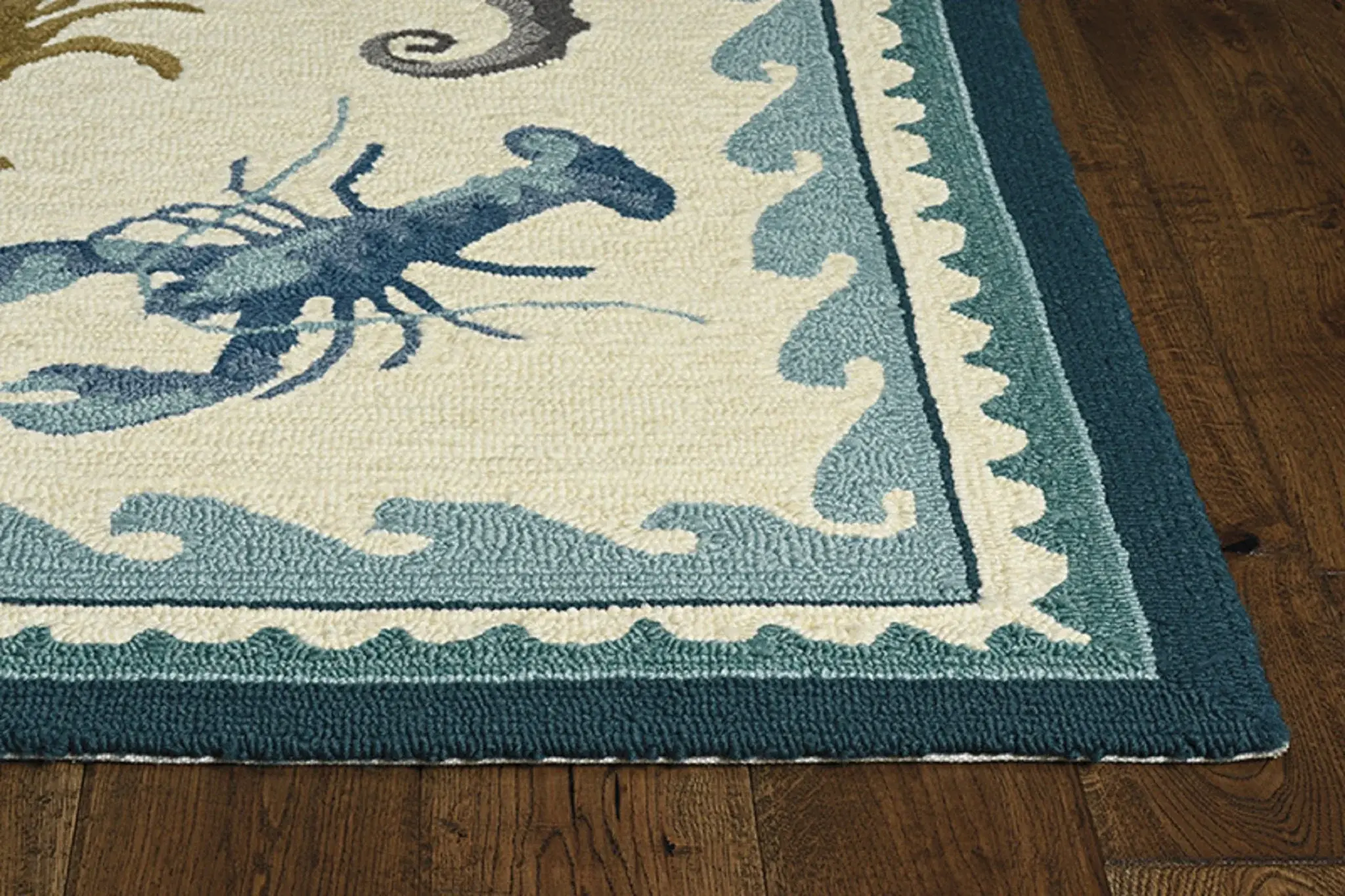 3' X 5' Ivory Abstract Handmade Indoor Outdoor Area Rug - Image 5