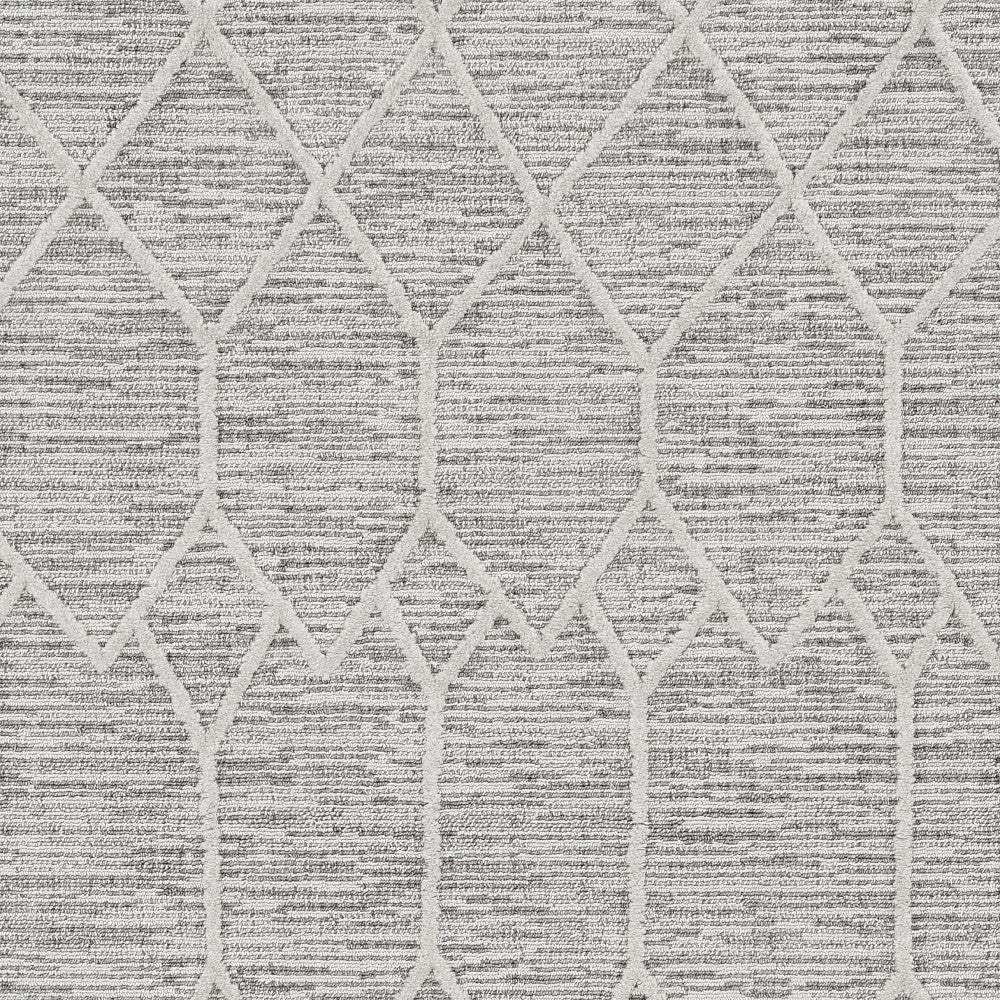 3' X 5' Ivory Geometric Area Rug - Image 3