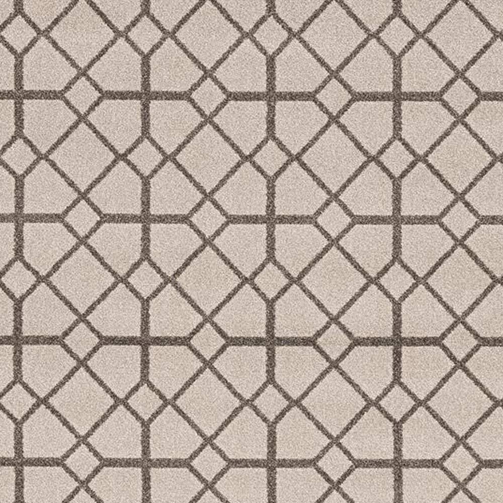 3' X 5' Ivory Or Grey Polypropylene Rug - Image 4