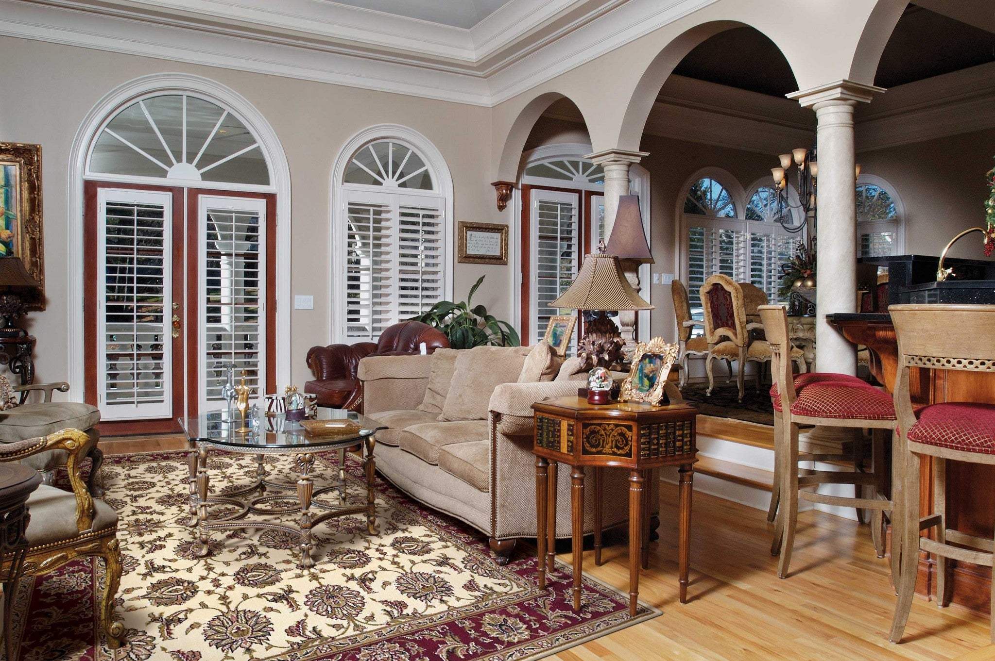 3' X 5' Ivory Red Machine Woven Floral Traditional Indoor Area Rug - Image 6