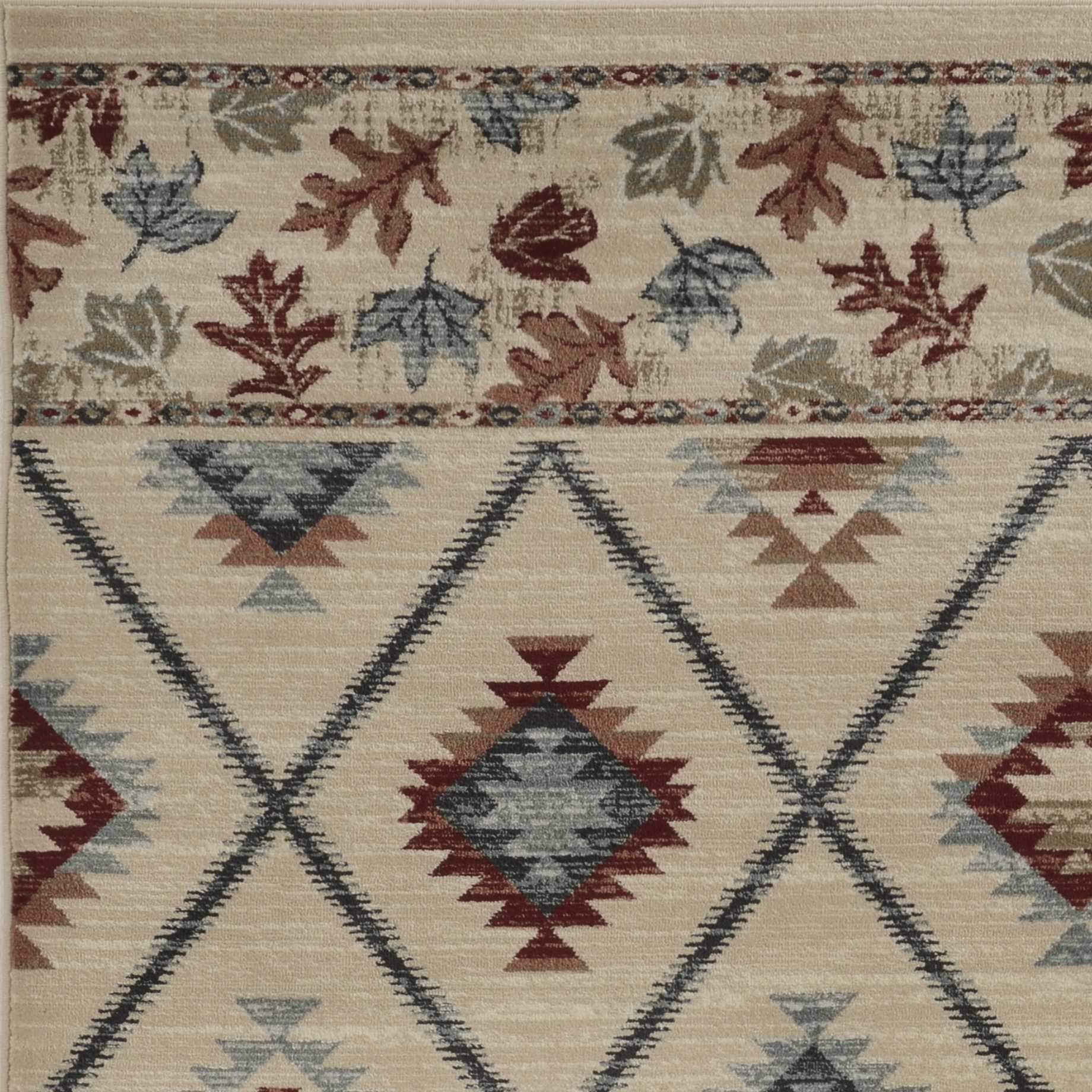 3' X 5' Ivory Southwestern Area Rug - Image 4