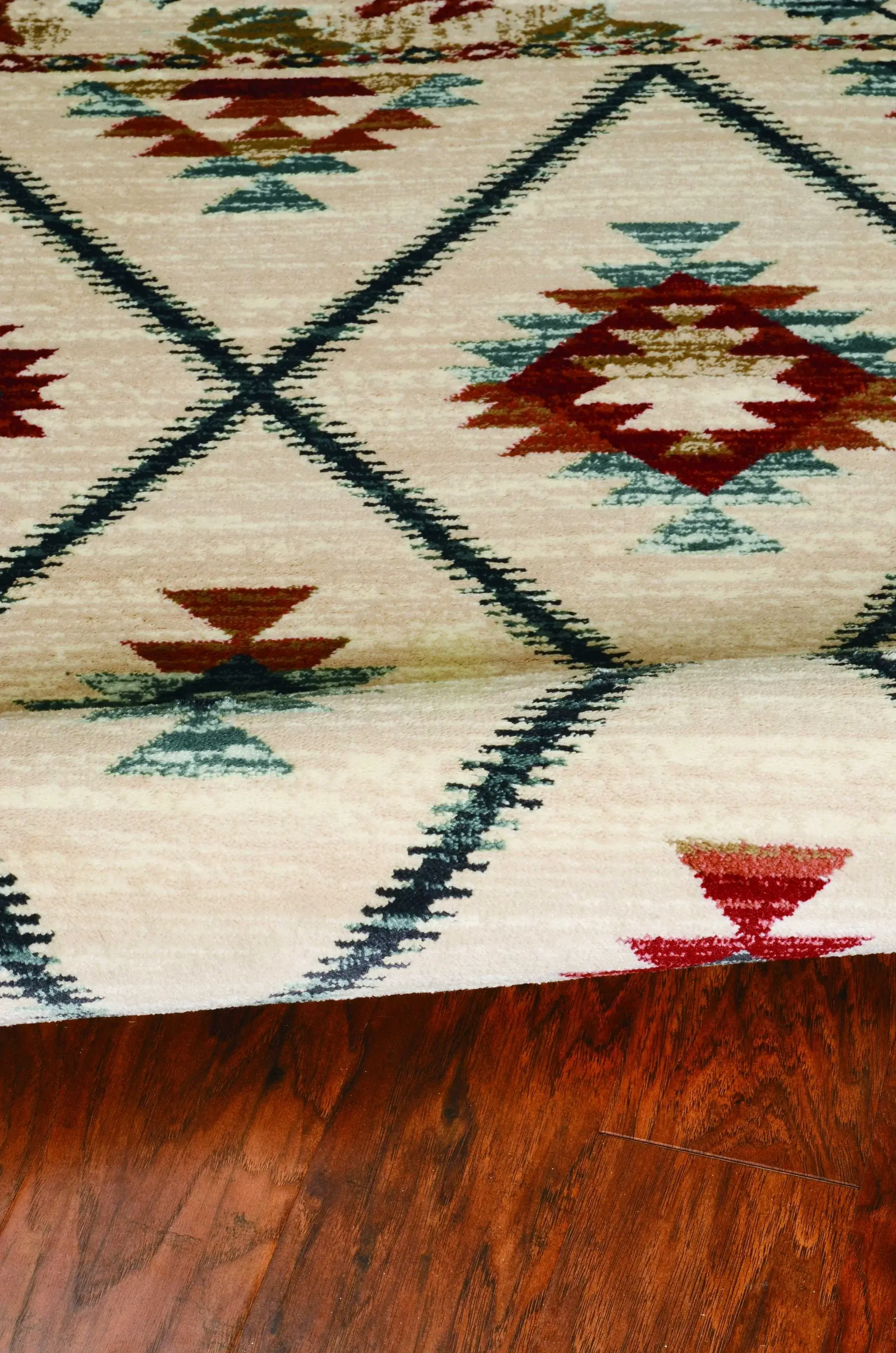 3' X 5' Ivory Southwestern Area Rug - Image 6