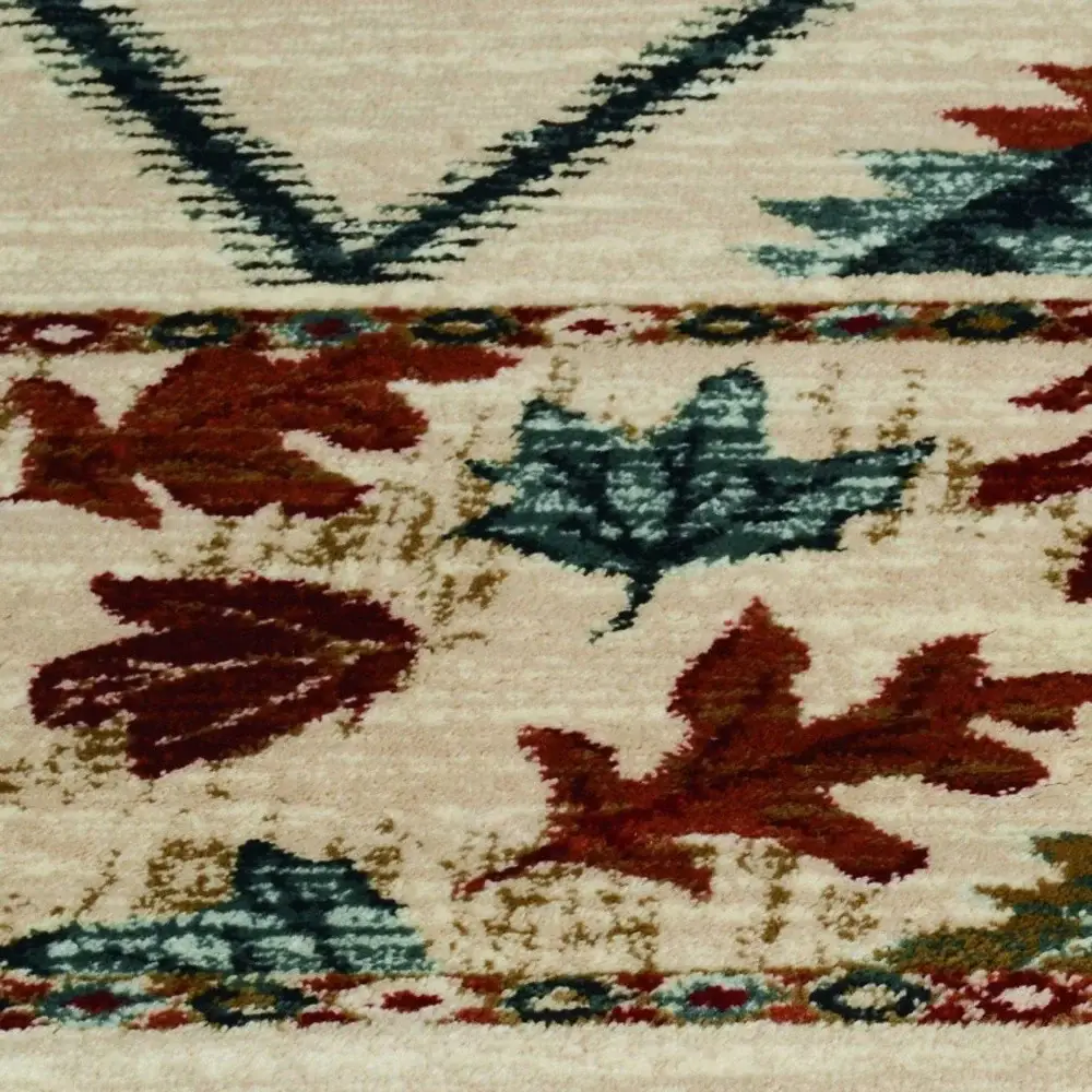 3' X 5' Ivory Southwestern Area Rug - Image 7