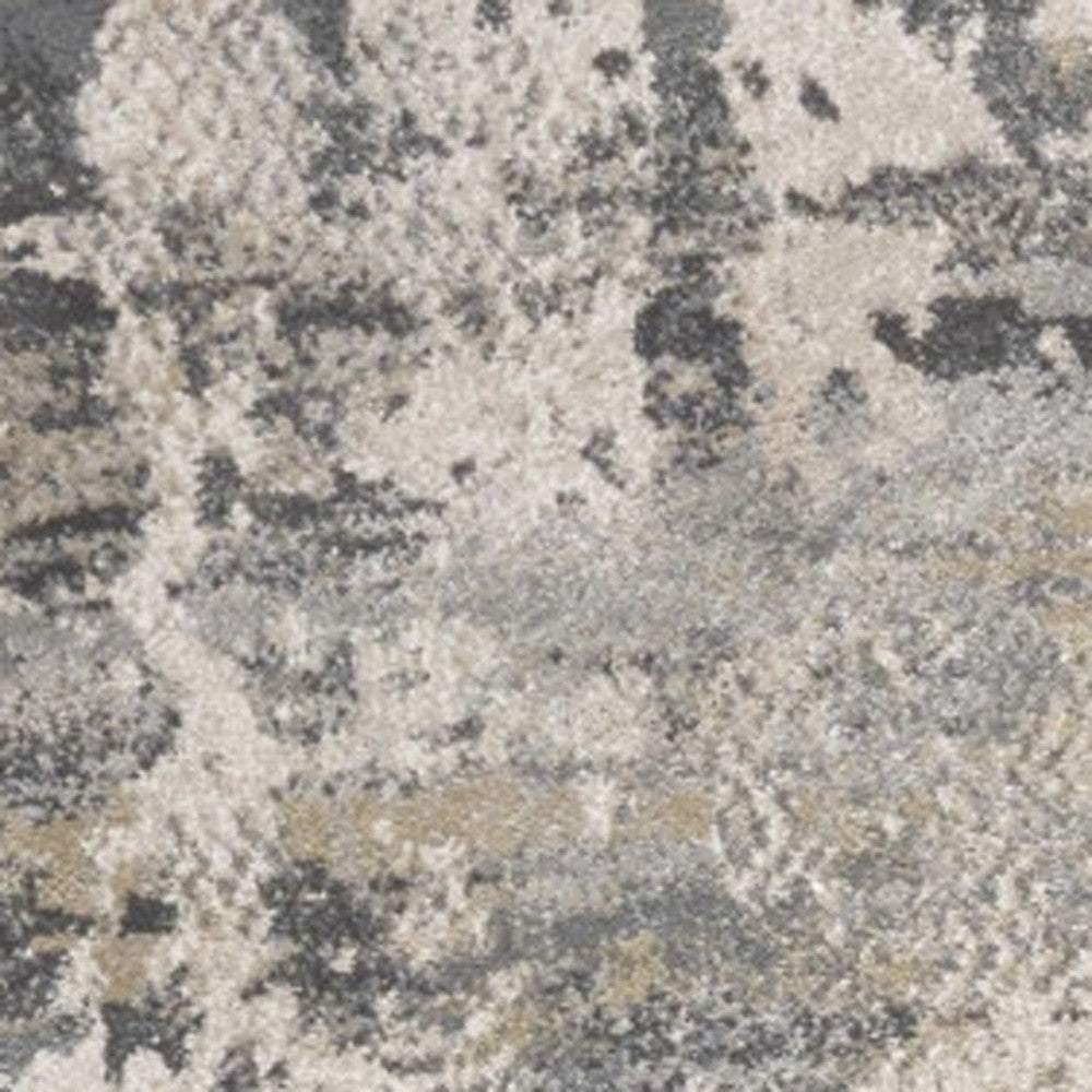 3' X 5' Natural Abstract Area Rug - Image 6