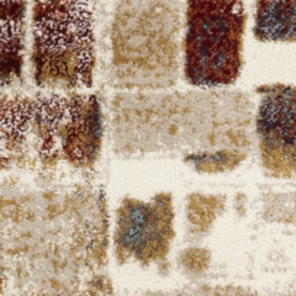 3' X 5' Natural Abstract Area Rug - Image 2