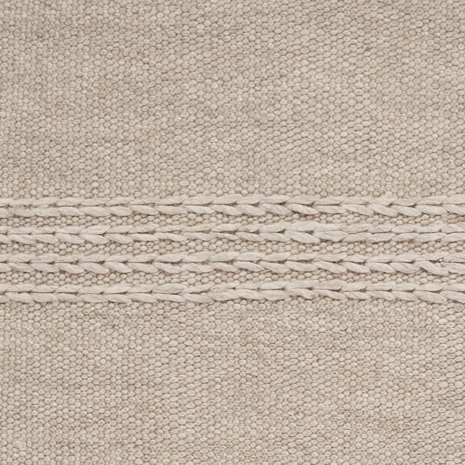 3' X 5' Natural Wool Hand Woven Area Rug - Image 7