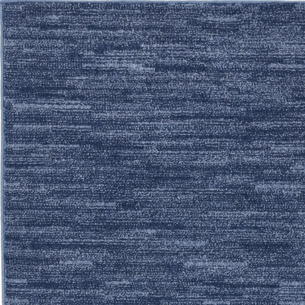 3' X 5' Navy Blue Non Skid Indoor Outdoor Area Rug - Image 2