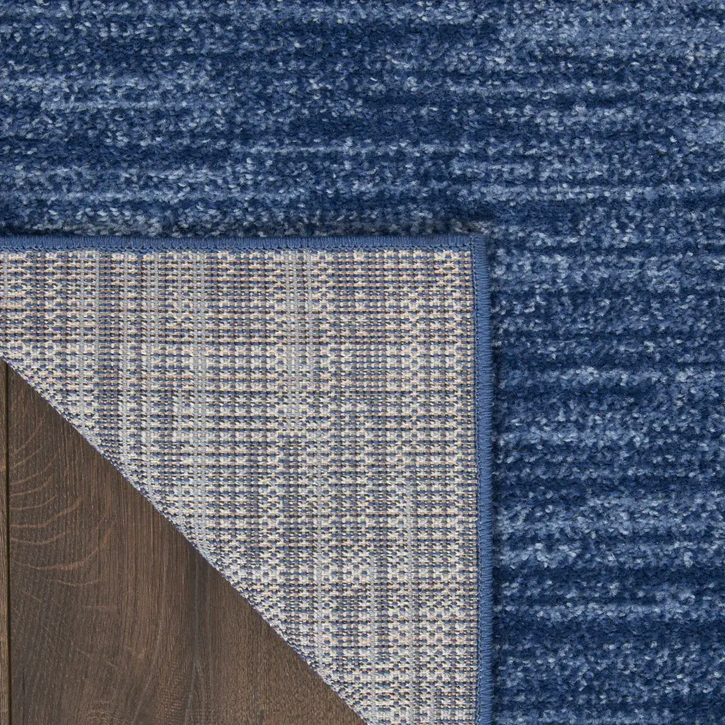 3' X 5' Navy Blue Non Skid Indoor Outdoor Area Rug - Image 8