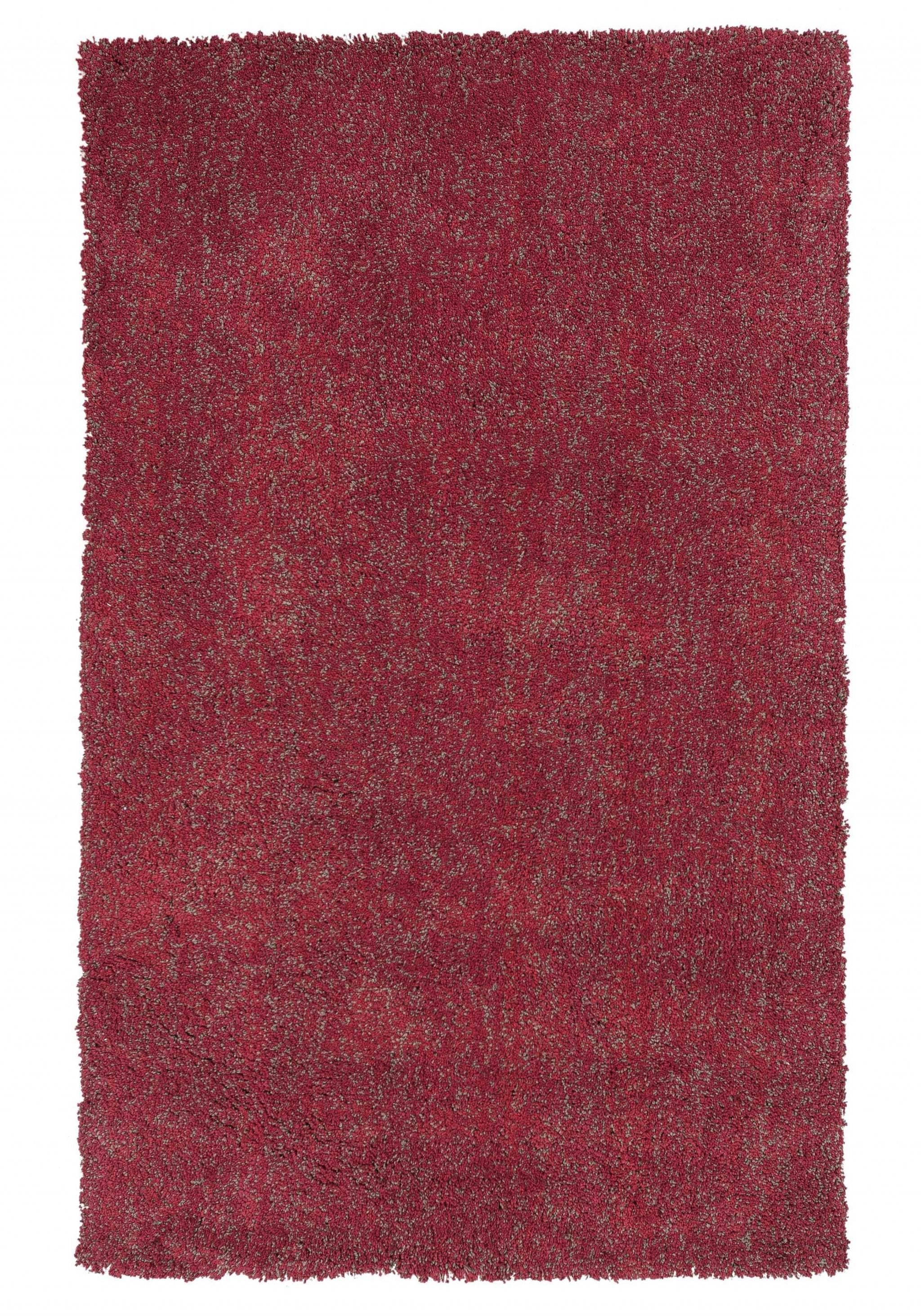 3' X 5' Red Heather Plain Area Rug - Image 2