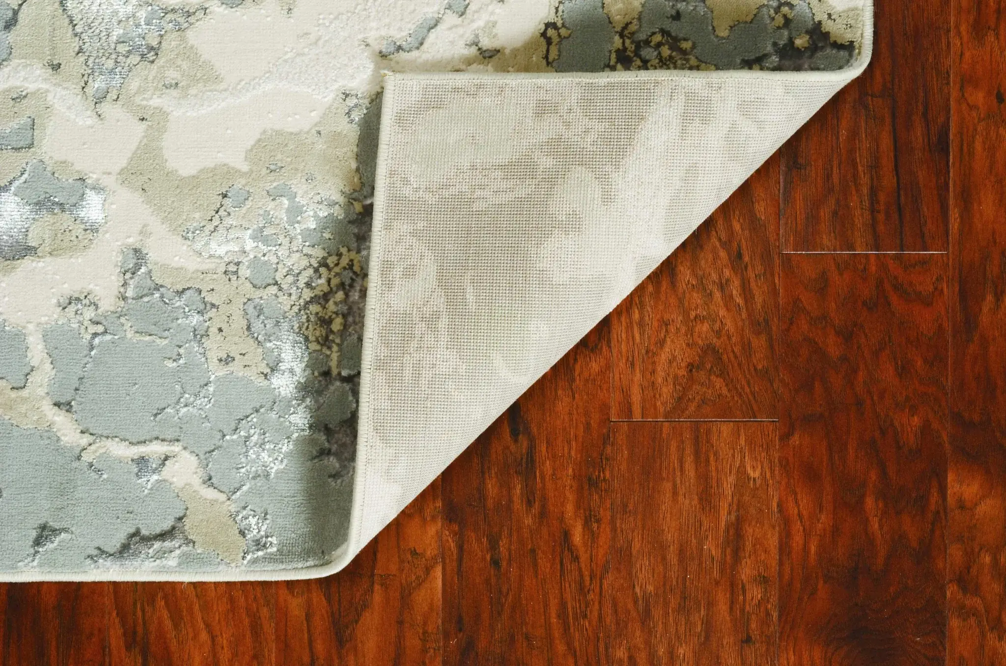 3' X 5' Sand Abstract Area Rug - Image 7