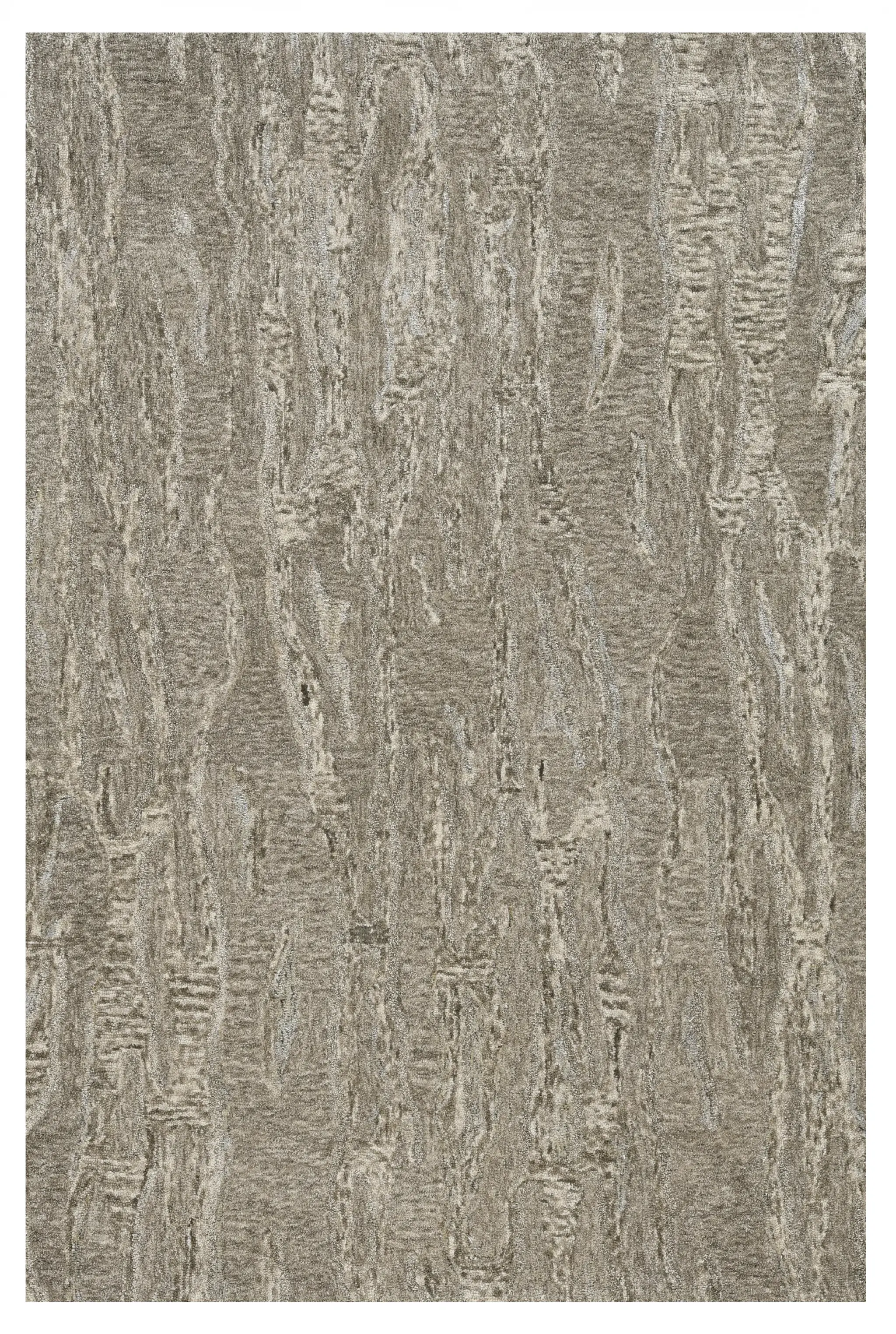 3' X 5' Sand Hand Tufted Abstract Indoor Area Rug - Image 2