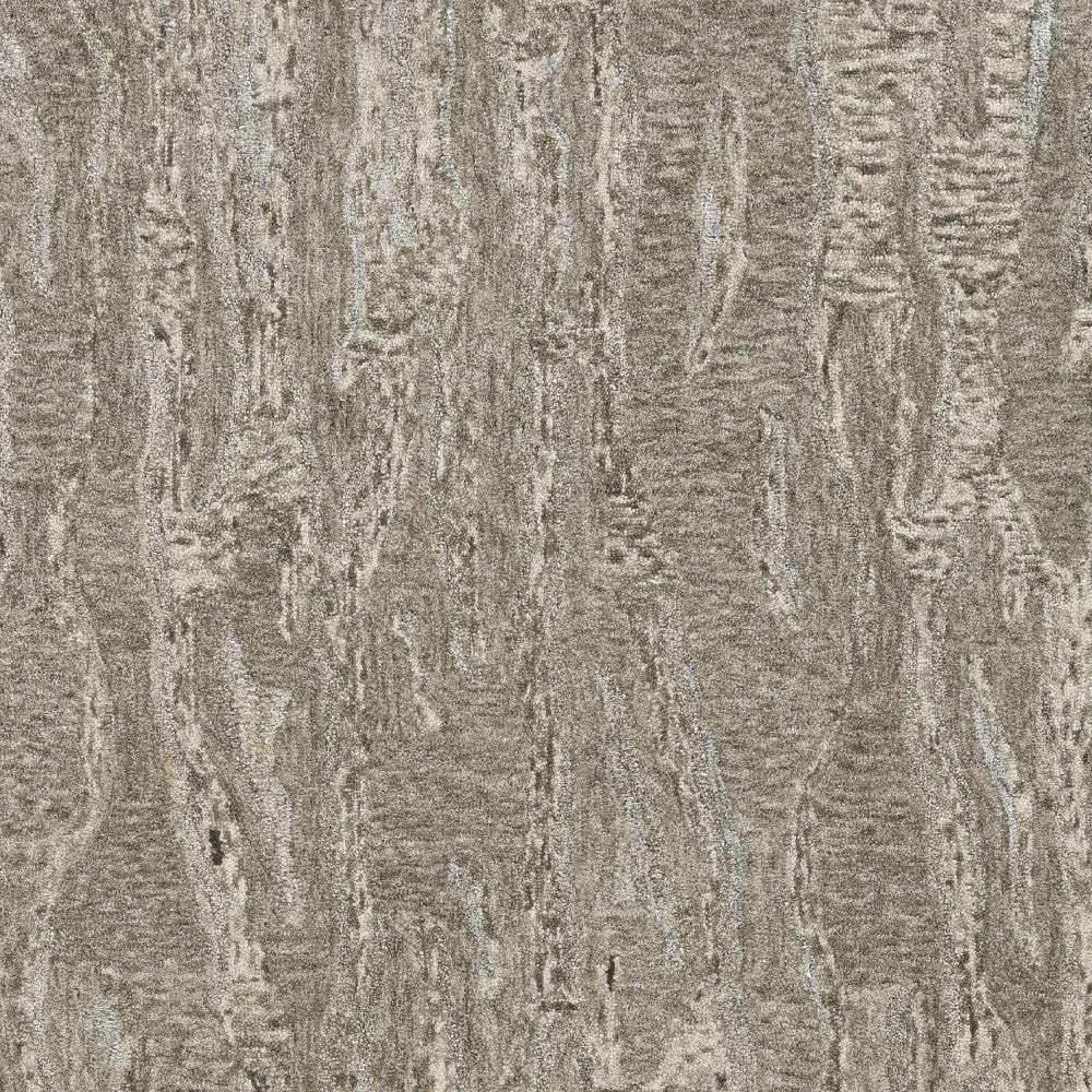 3' X 5' Sand Hand Tufted Abstract Indoor Area Rug - Image 4