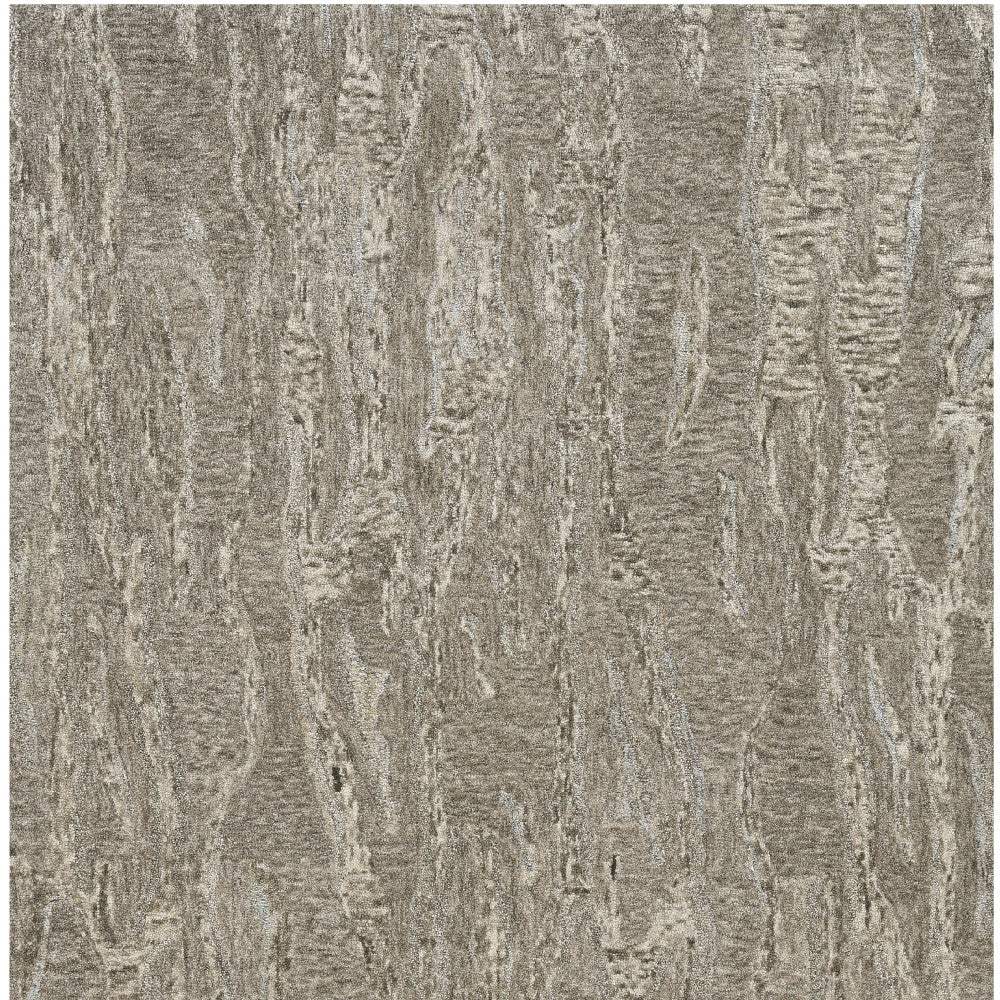 3' X 5' Sand Hand Tufted Abstract Indoor Area Rug - Image 5