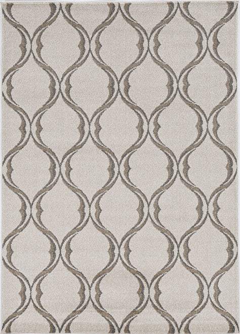 3' X 5' Sand Polypropylene Rug - Image 5