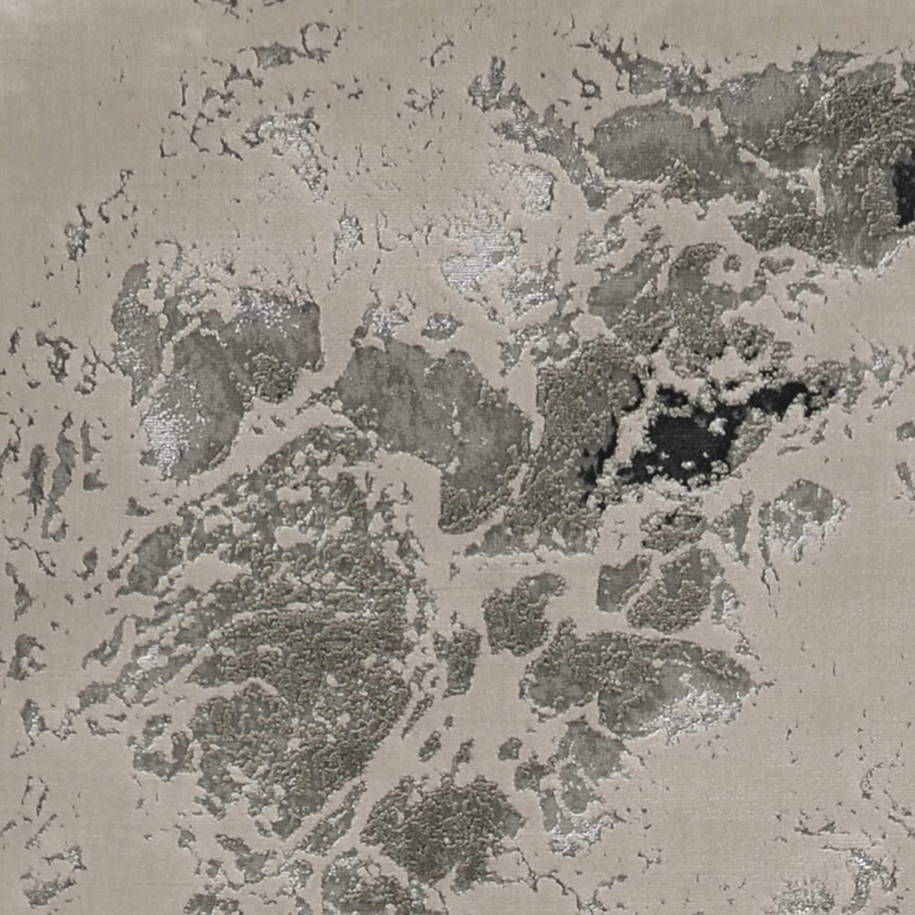 3' X 5' Silver Abstract Area Rug - Image 7