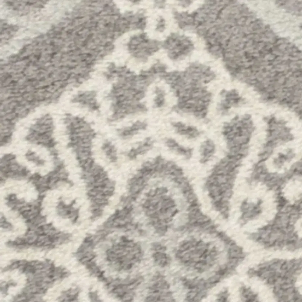 3' X 5' Silver Moroccan Indoor Outdoor Area Rug - Image 5