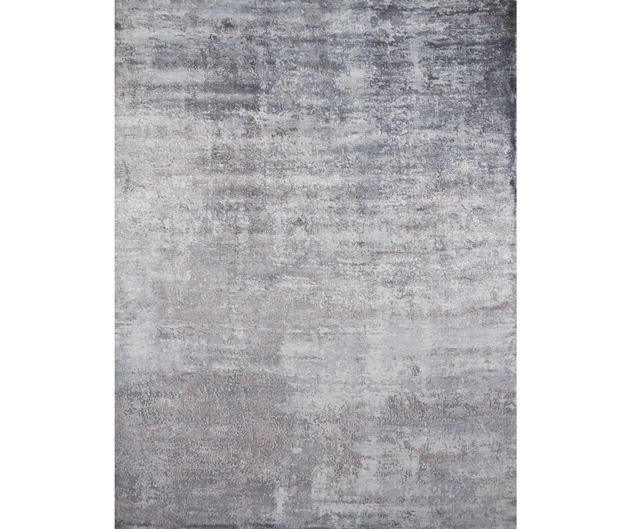 3' X 5' Slate Gray Abstract Hand Loomed Area Rug - Image 2