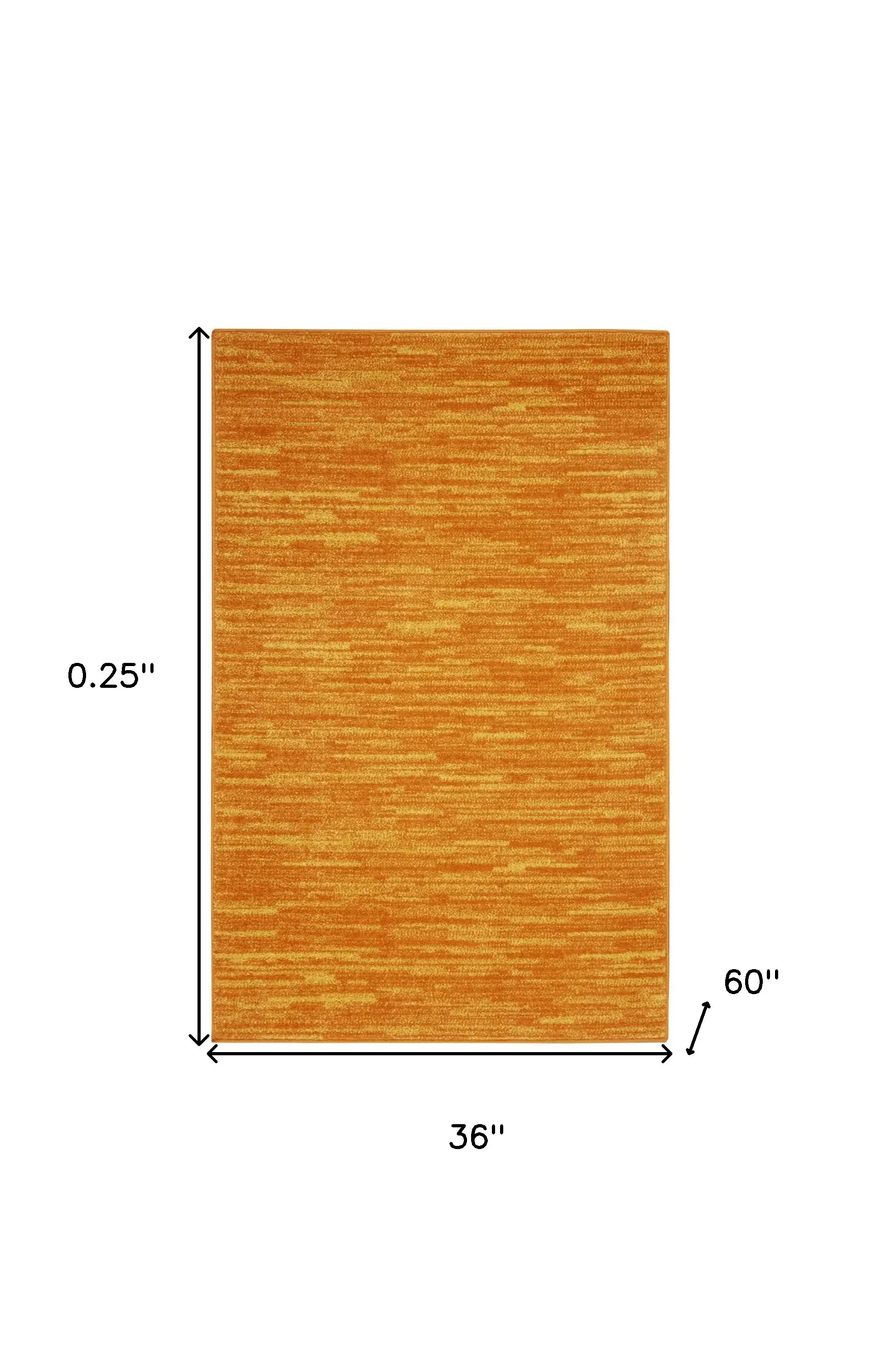 3' X 5' Sunburst Non Skid Indoor Outdoor Area Rug - Image 7