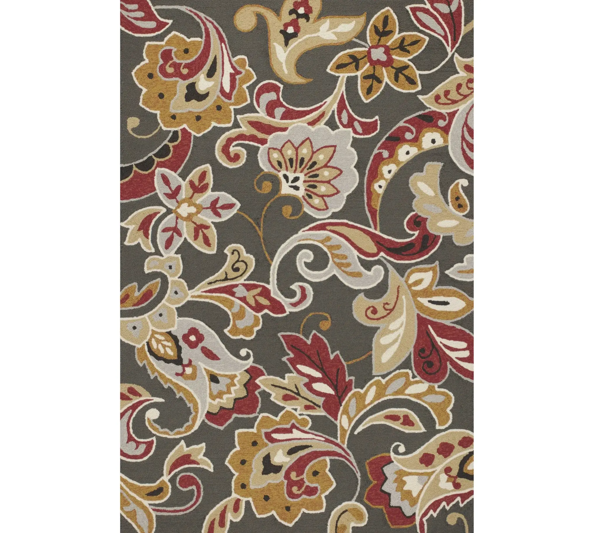 3' X 5' Taupe Hand Tufted Area Rug - Image 2